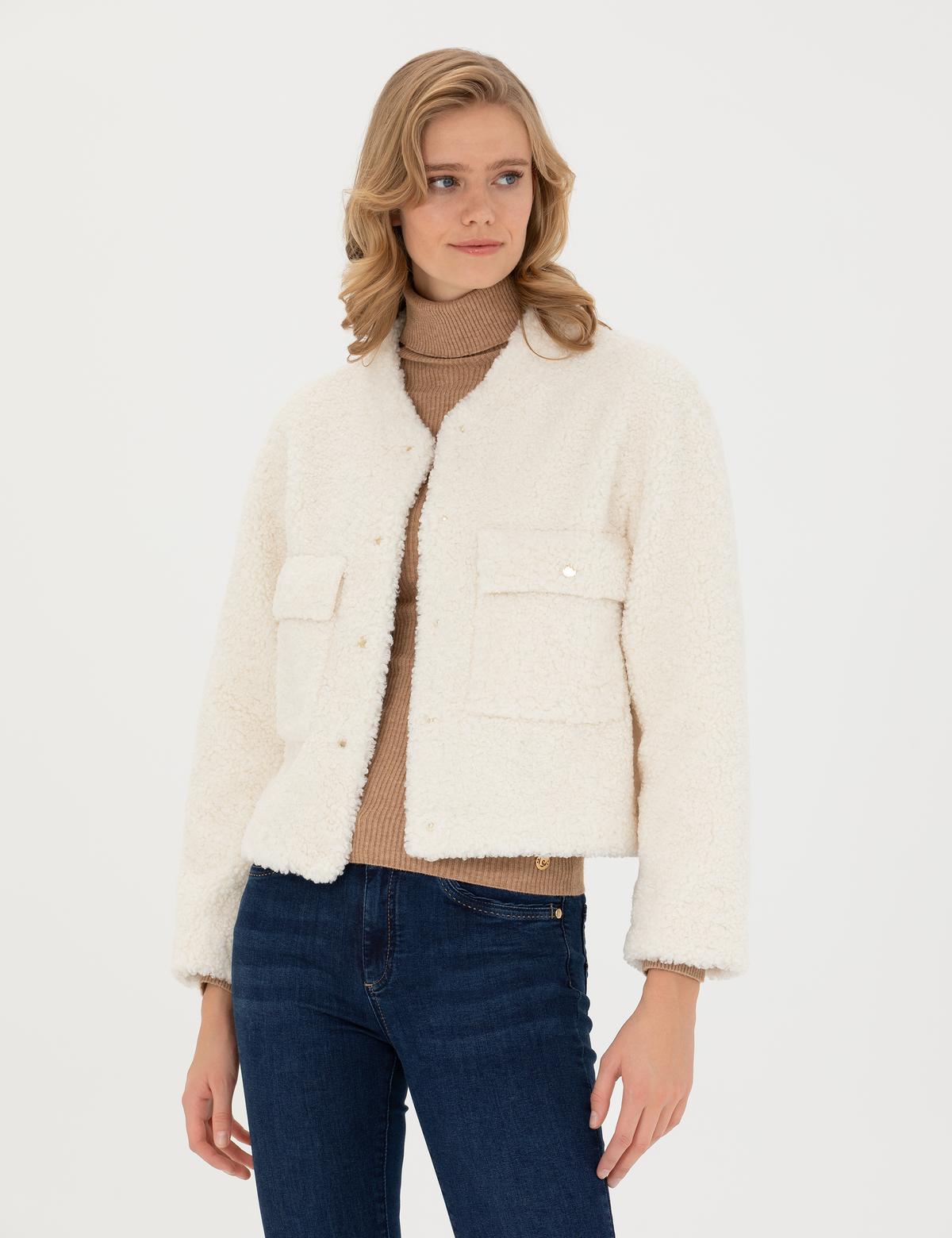 Ekru Crop Top Mont - 50276353004