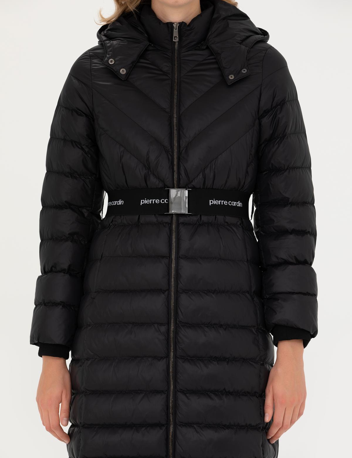 Siyah Kapüşonlu Kaban - 50272489001