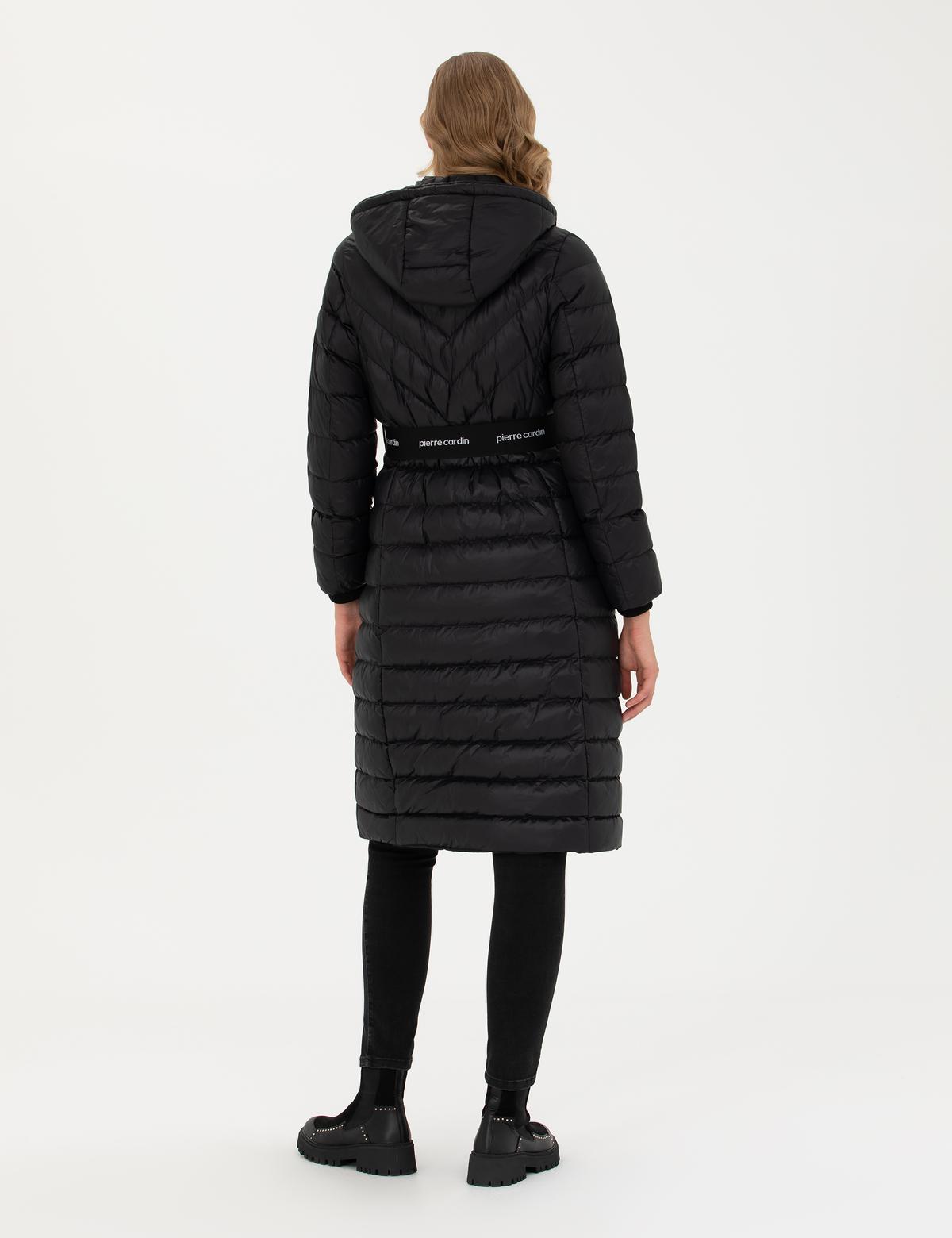 Siyah Kapüşonlu Kaban - 50272489001