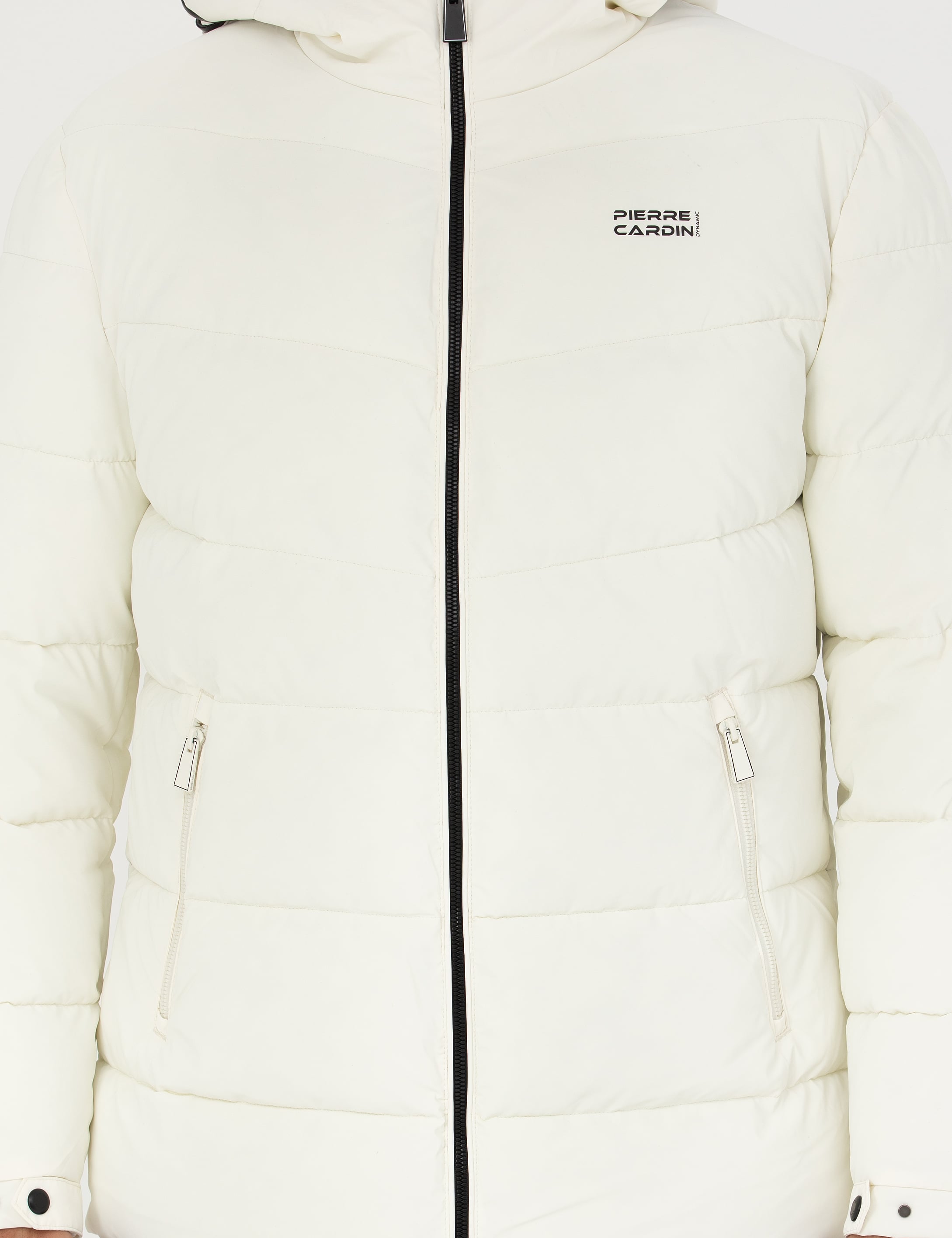 Pierre Cardin Ekru Kapüşonlu Spor Mont görsel 6
