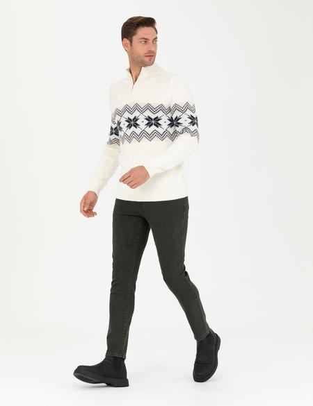 Yeşil Slim Fit Jean Pantolon - 50278203042