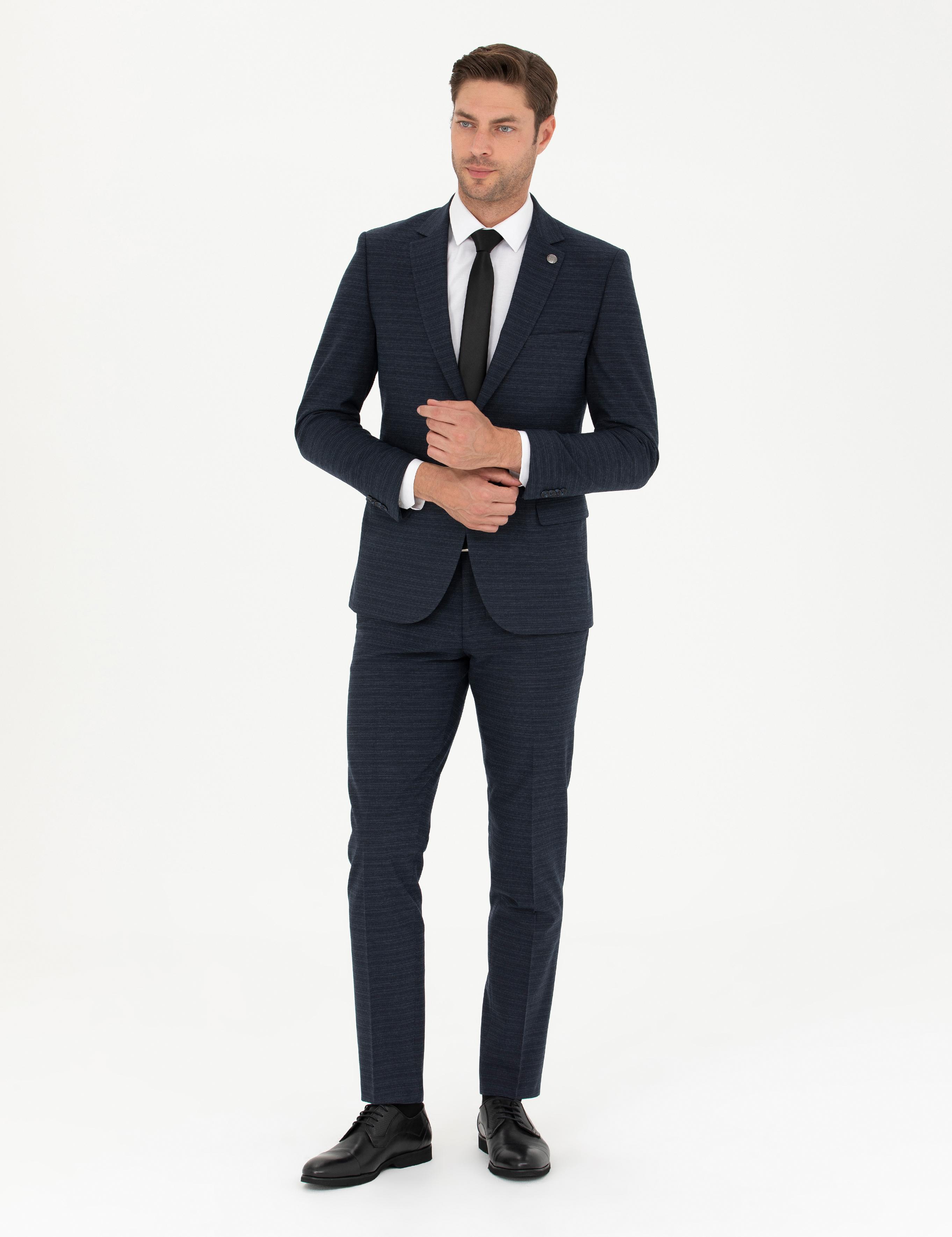 Lacivert Ex. Slim Fit Takım Elbise