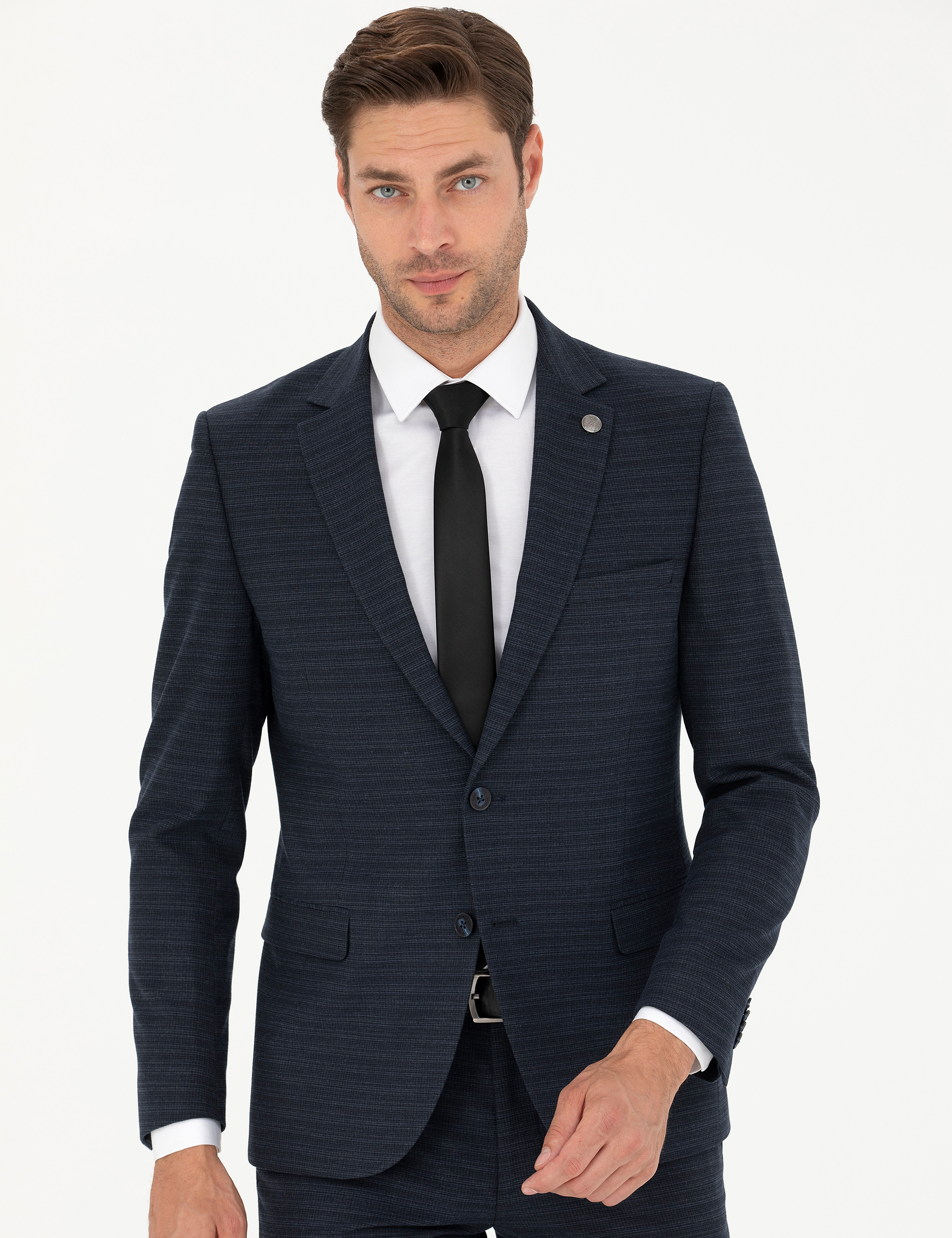 Pierre Cardin Lacivert Extra Slim Fit Takım Elbise görsel 4