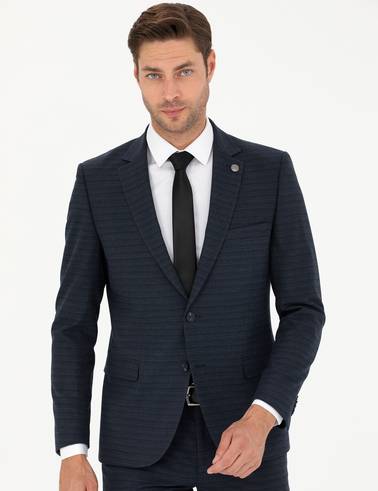 Lacivert Ex. Slim Fit Takım Elbise