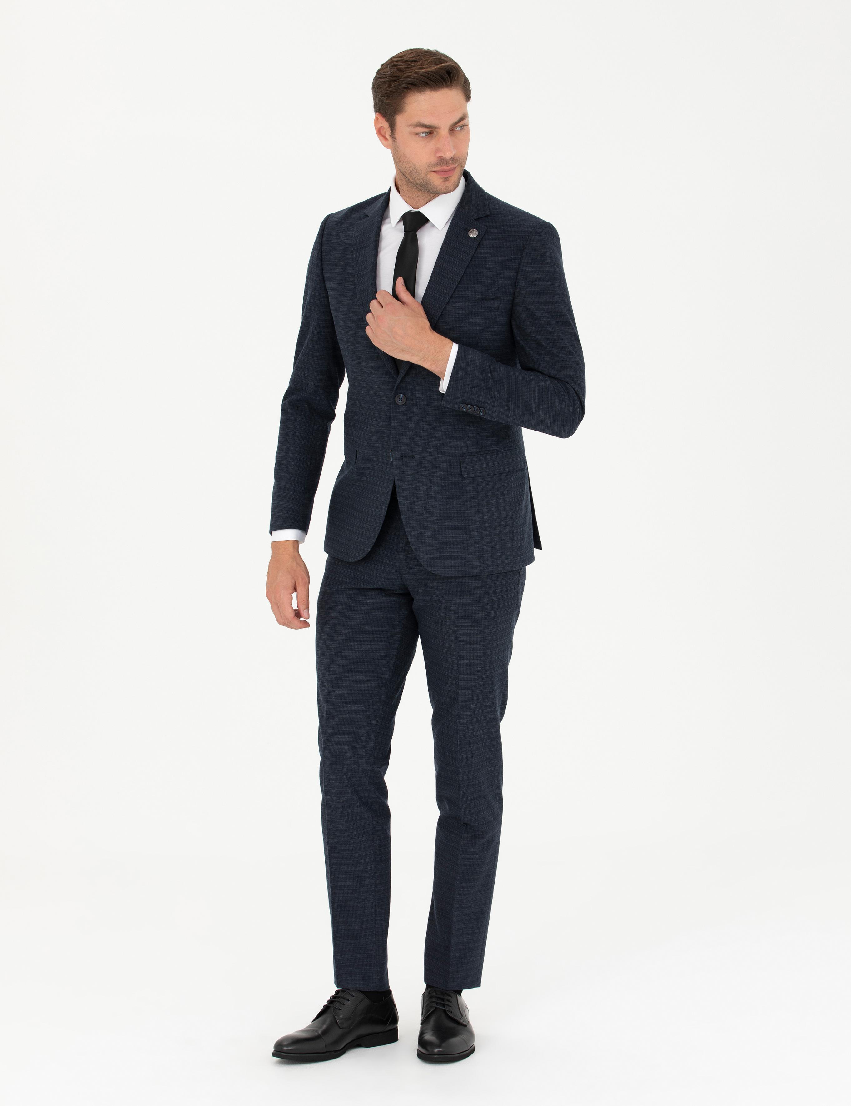 Lacivert Ex. Slim Fit Takım Elbise