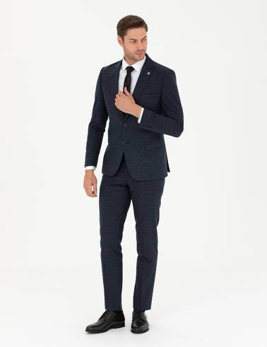 Lacivert Ex. Slim Fit Takım Elbise