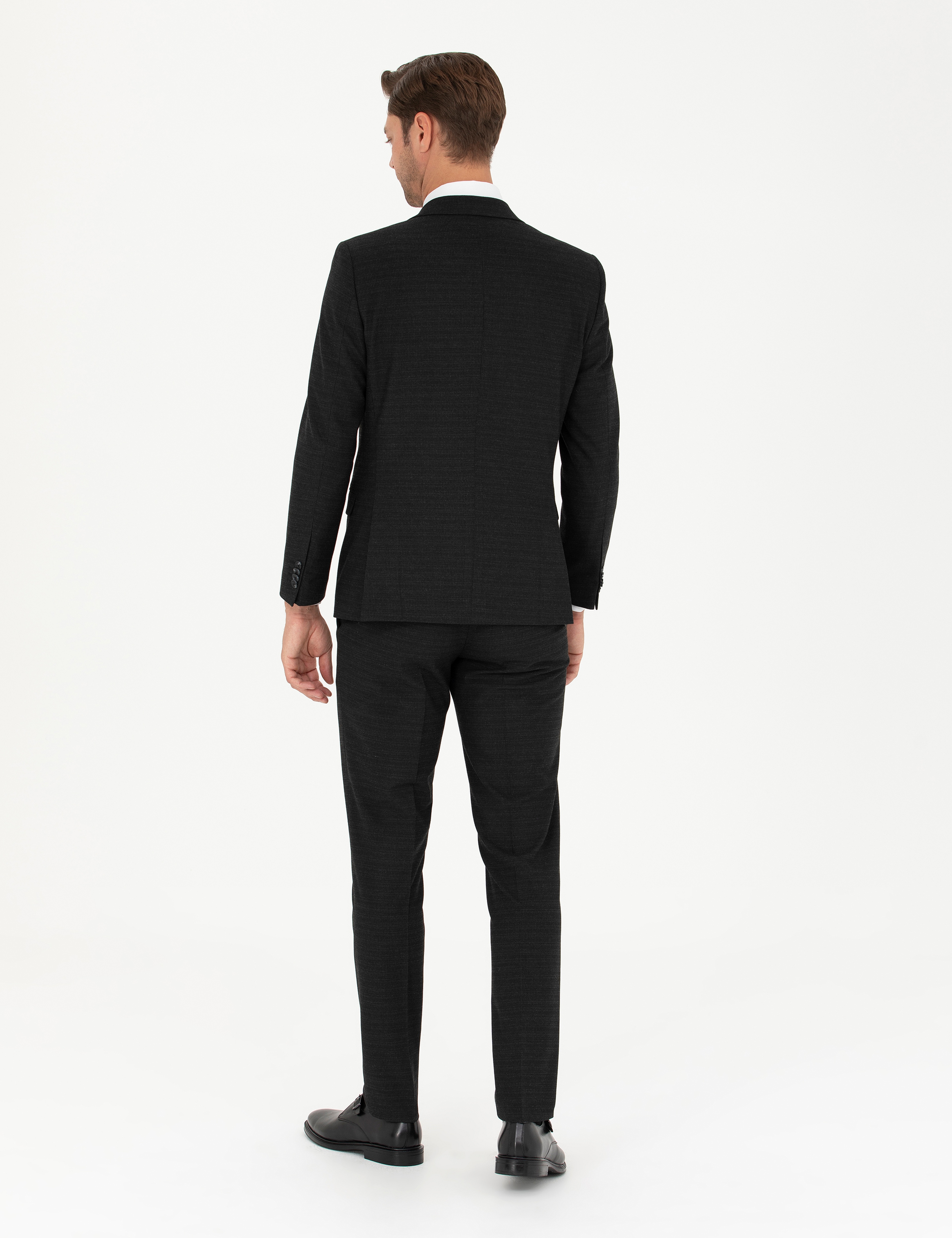 Antrasit Extra Slim Fit Takım Elbise - Image 5