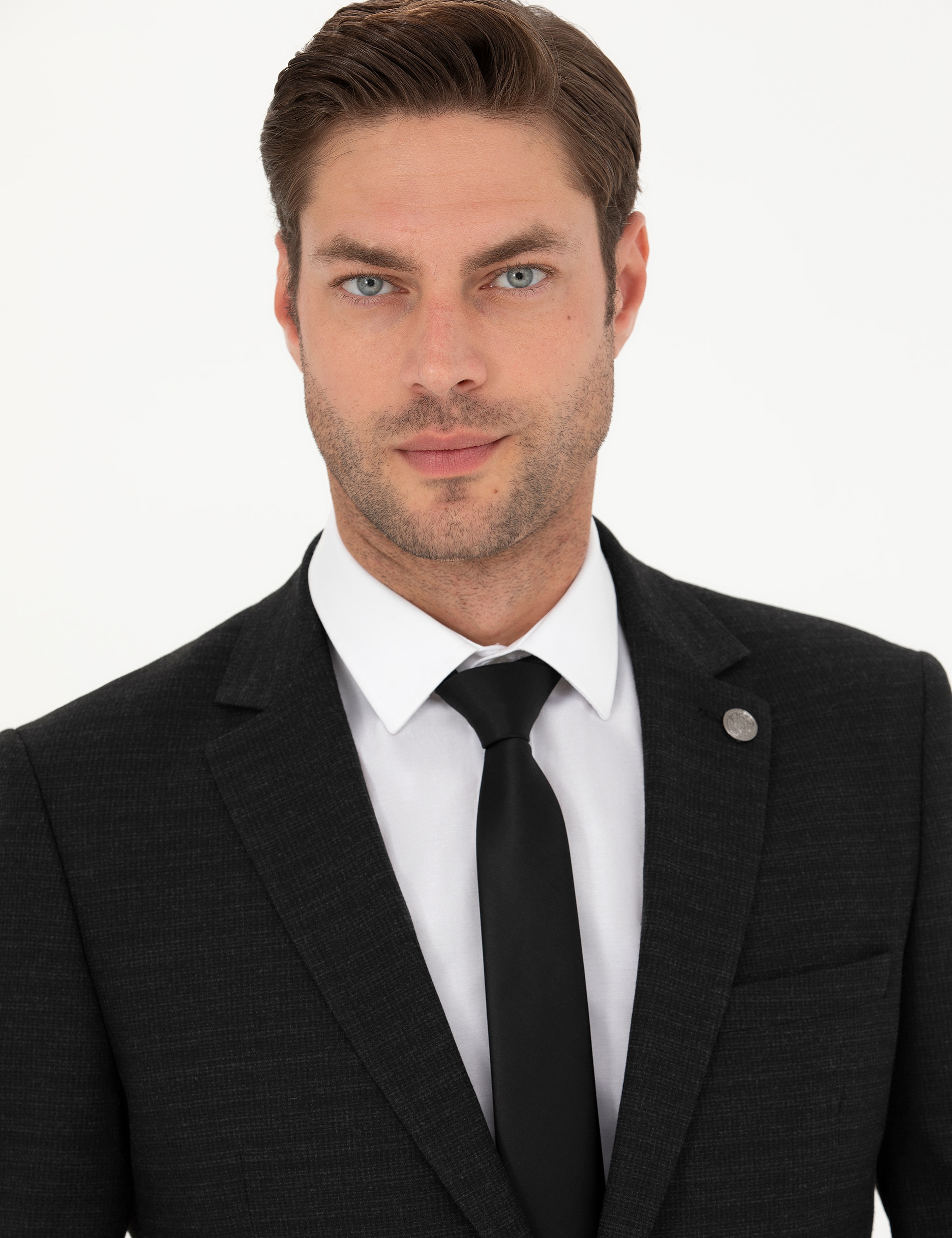 Antrasit Extra Slim Fit Takım Elbise - Image 2