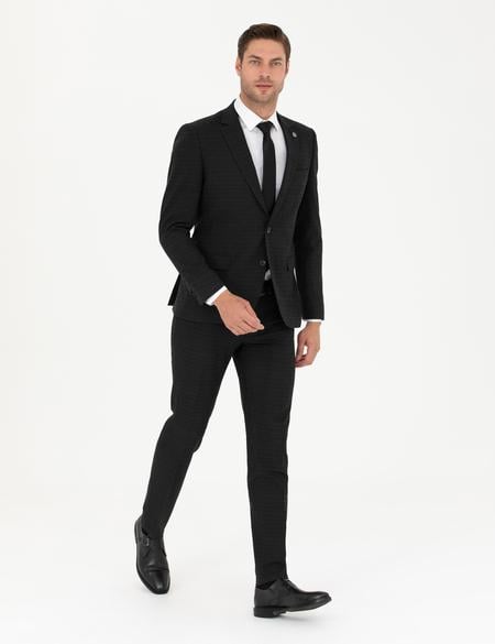 Antrasit Ex. Slim Fit Takım Elbise - 50278529080