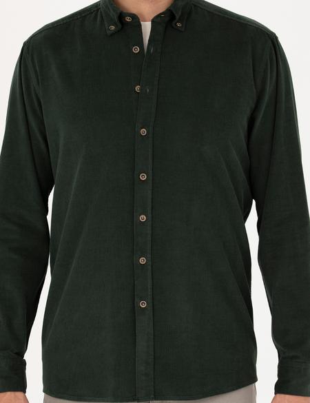 Haki Regular Fit Uzun Kollu Gömlek - 50274112037