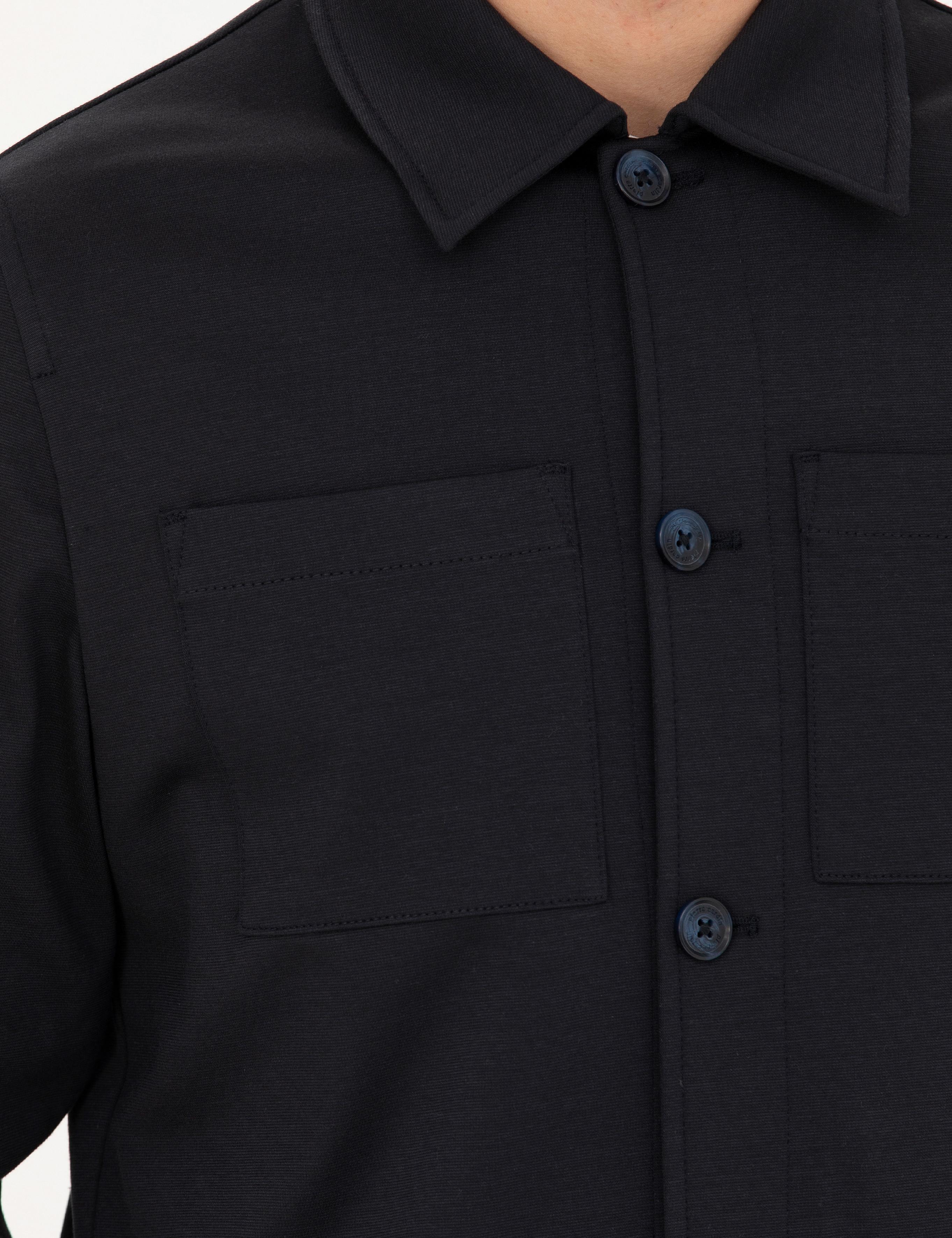 Lacivert Regular Fit Gömlek Ceket