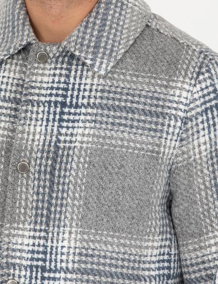 Lacivert Kaşe Mont - 50283843032