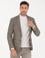 Açık Kahverengi Slim Fit Yün Kaşmir Karışımlı Ceket