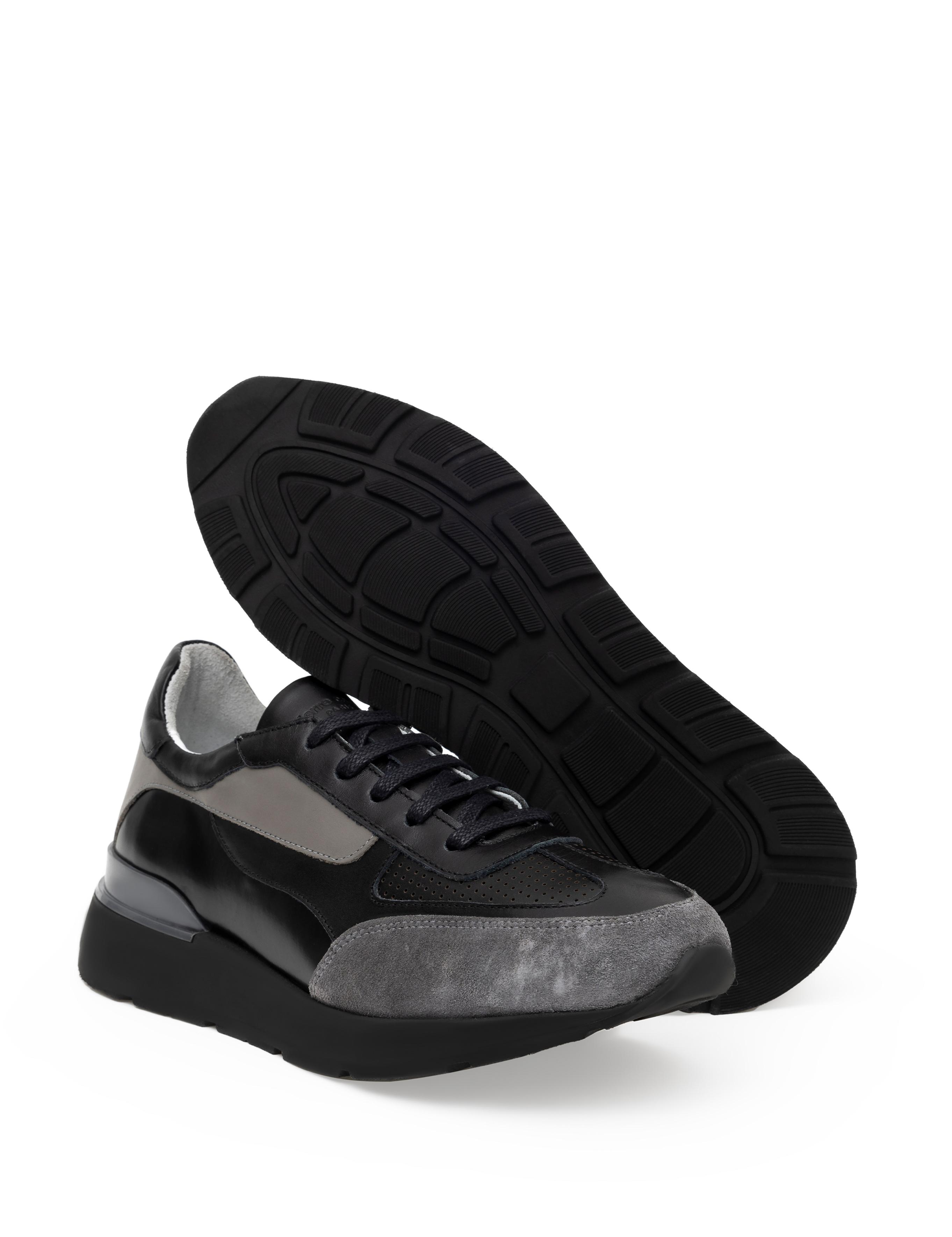 Siyah %100 Deri Casual Ayakkabı