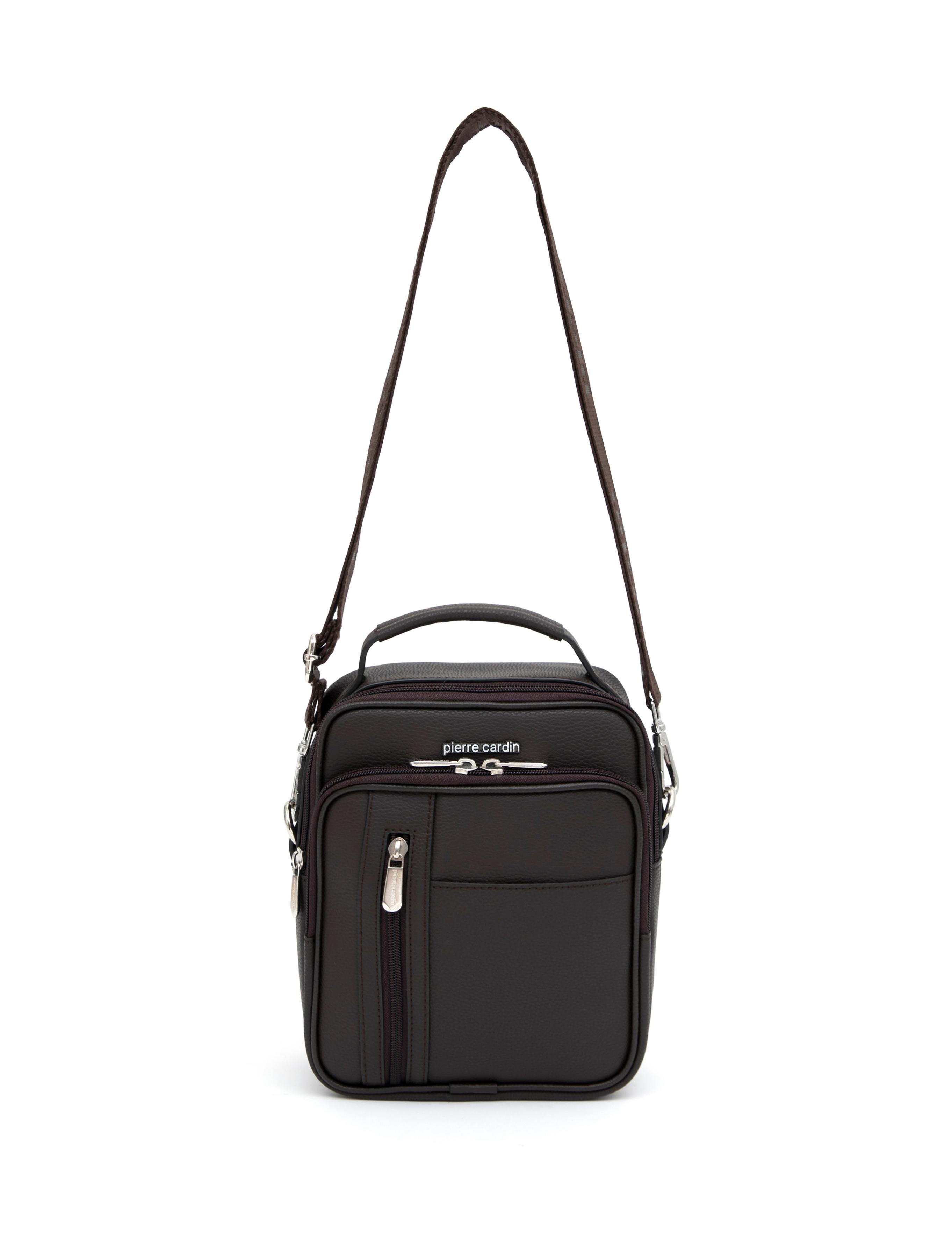 Erkek Kahverengi Askılı El Çantası