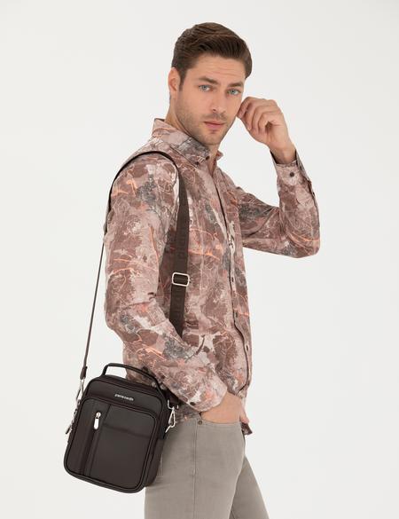 Erkek Kahverengi Askılı El Çantası - 50290005001