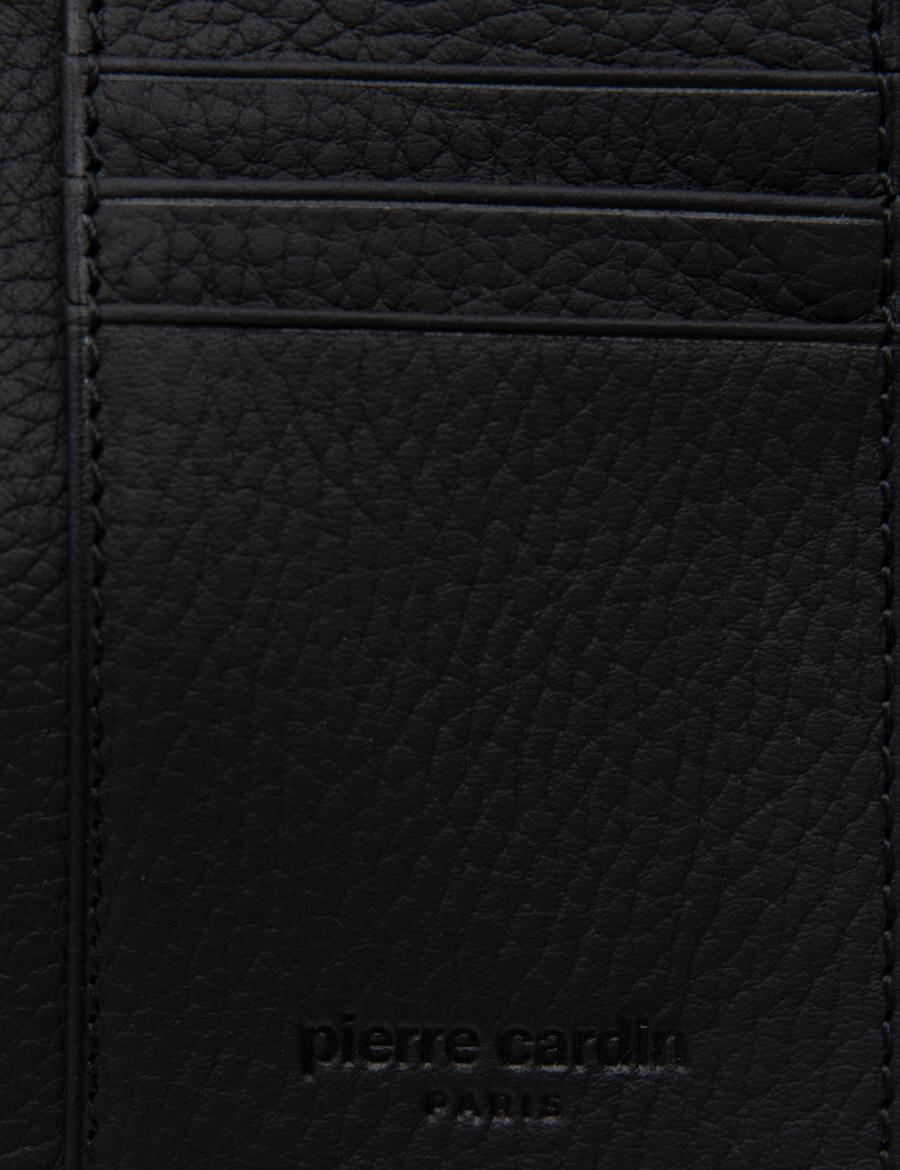 Erkek Siyah Deri Kartlık