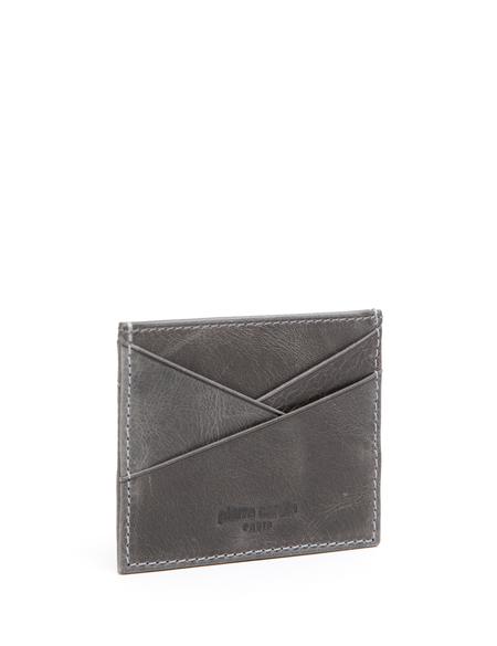 Erkek Gri Deri Kartlık - 50289401001