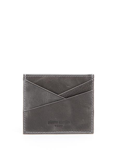 Erkek Gri Deri Kartlık - 50289401001