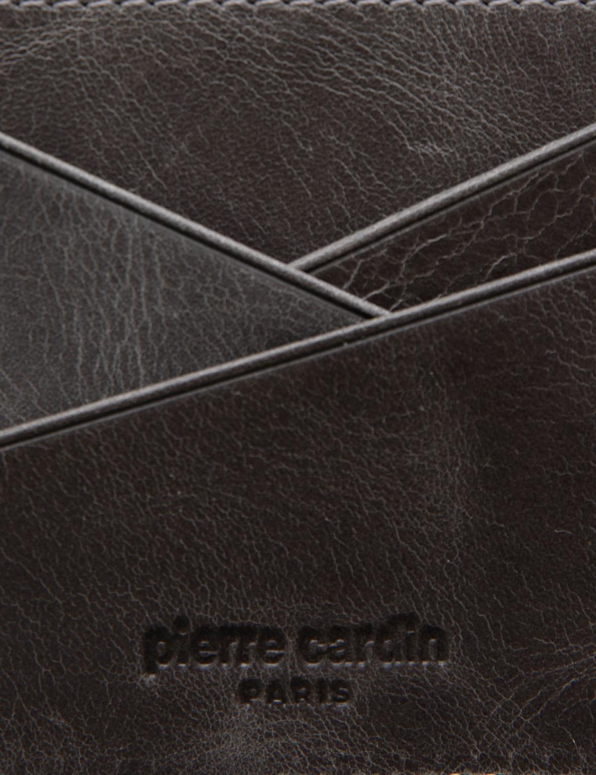 Erkek Gri Deri Kartlık - 50289401001