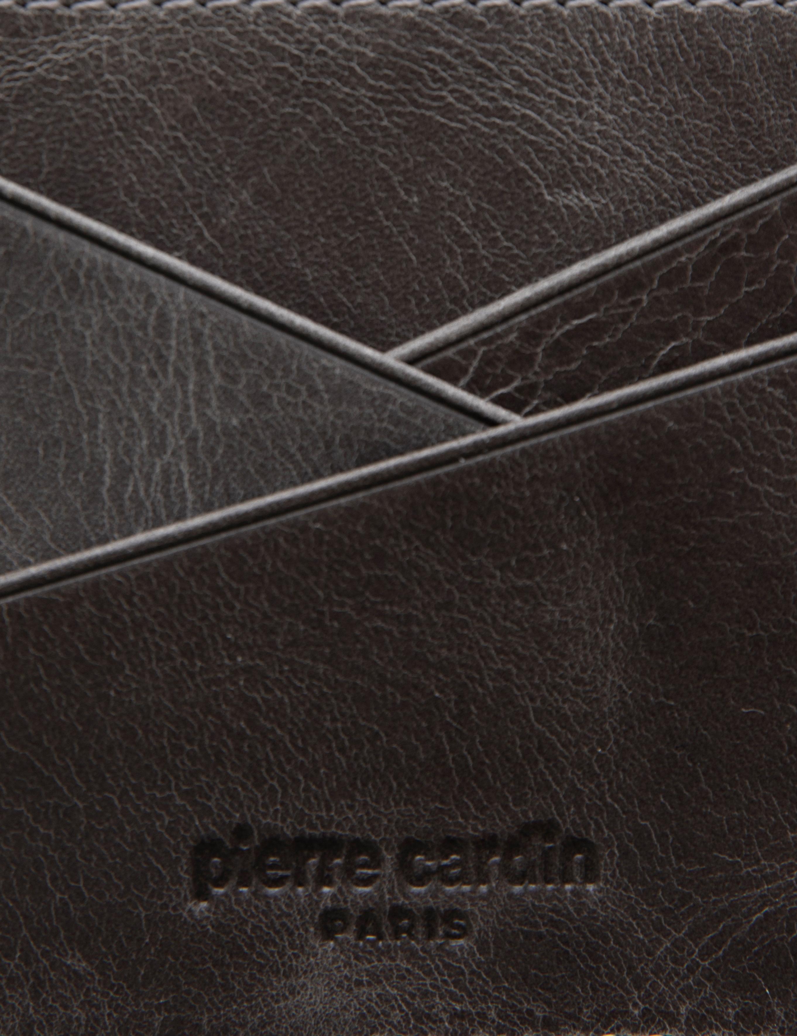 Erkek Gri Deri Kartlık