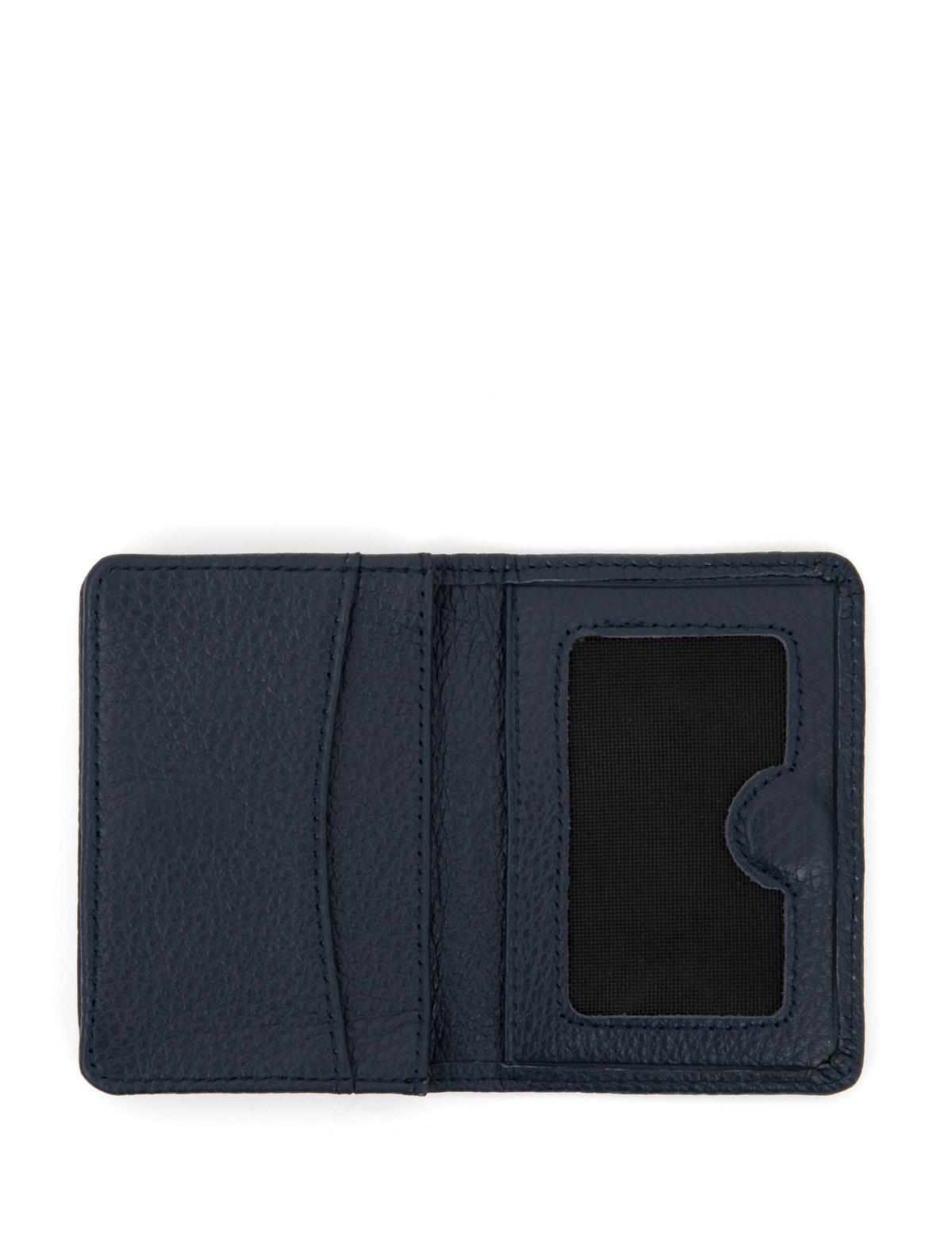 Erkek Lacivert Deri Kartlık - 50289402002