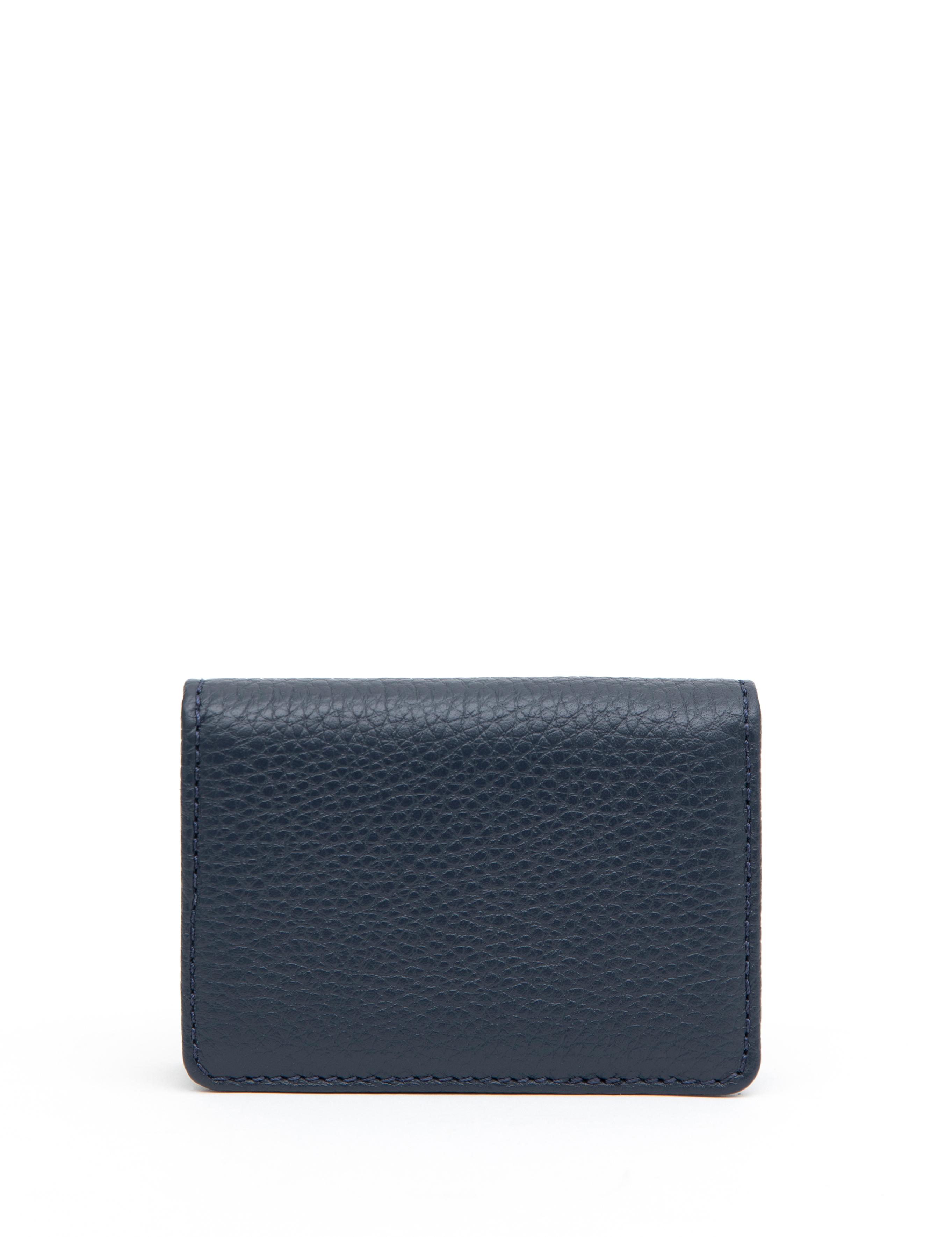 Erkek Lacivert Deri Kartlık