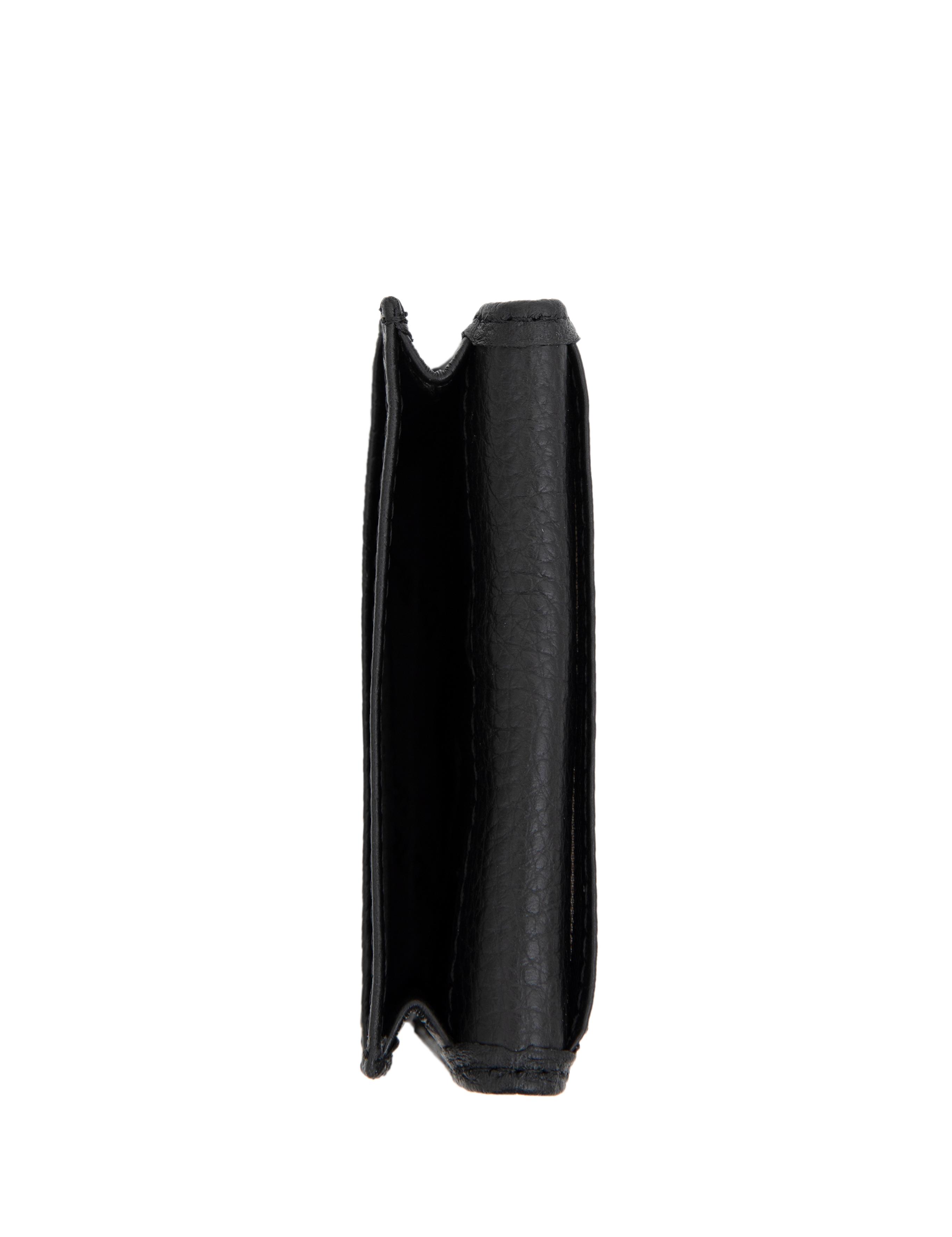 Erkek Siyah Deri Kartlık