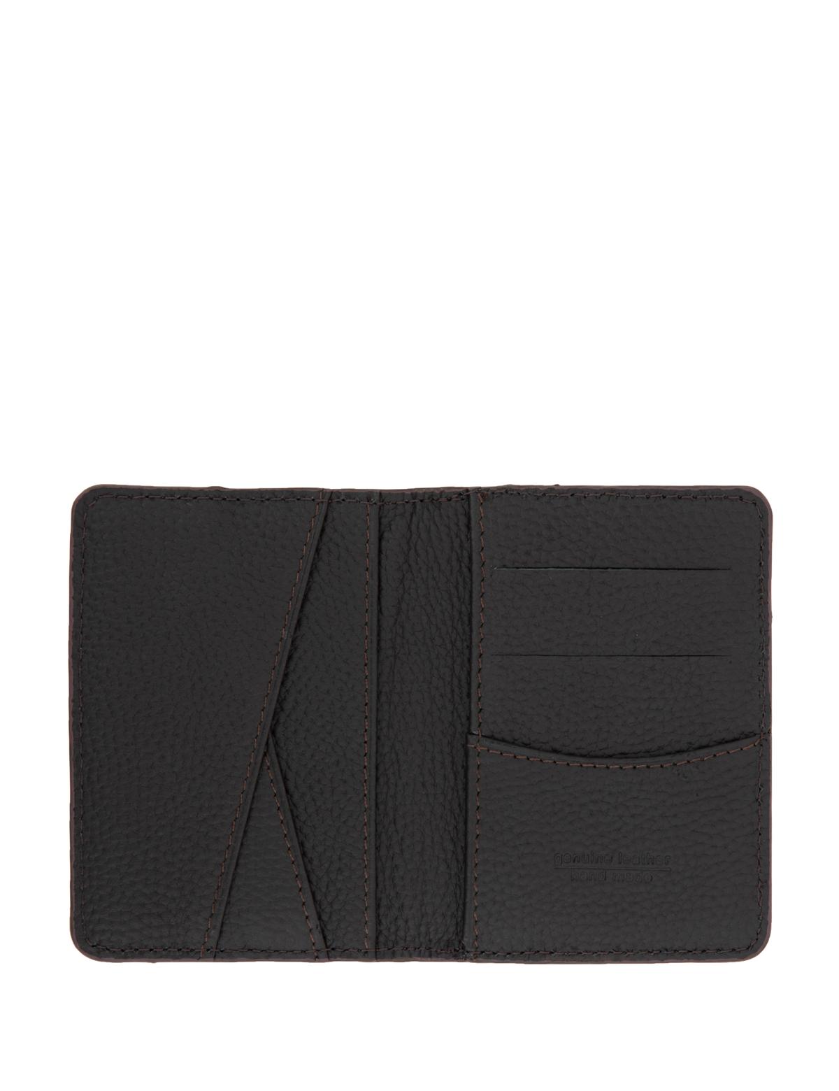 Erkek Kahverengi Deri Kartlık - 50289403001