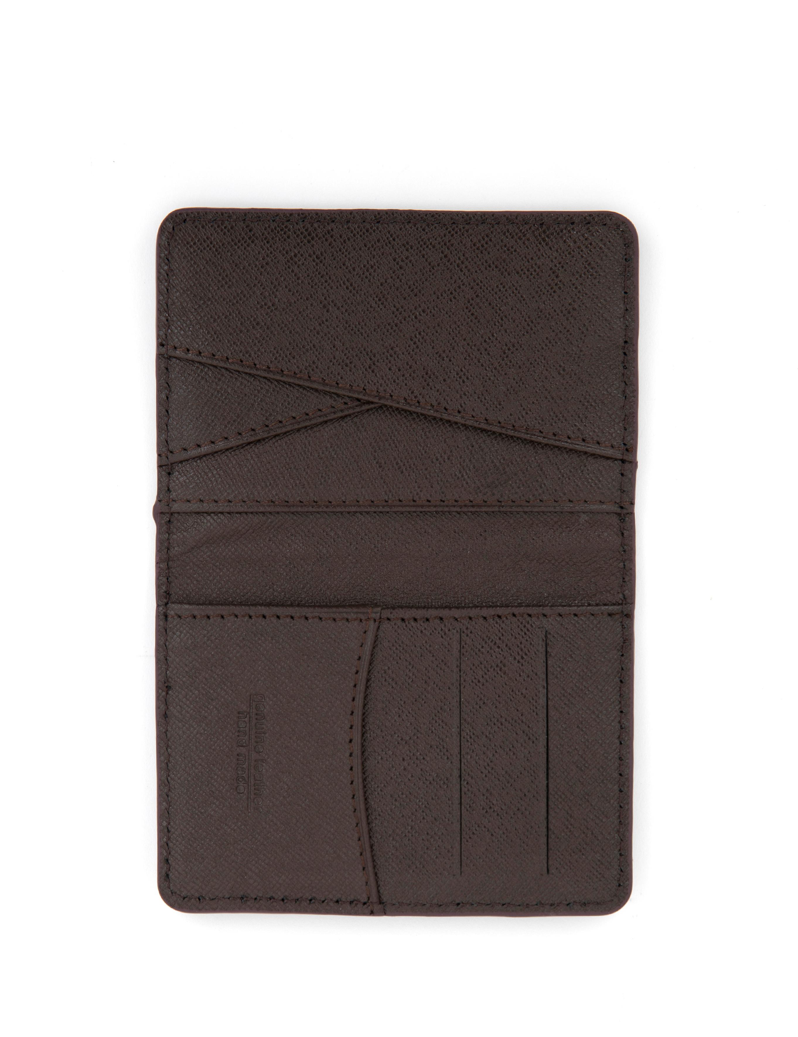 Erkek Kahverengi Deri Kartlık
