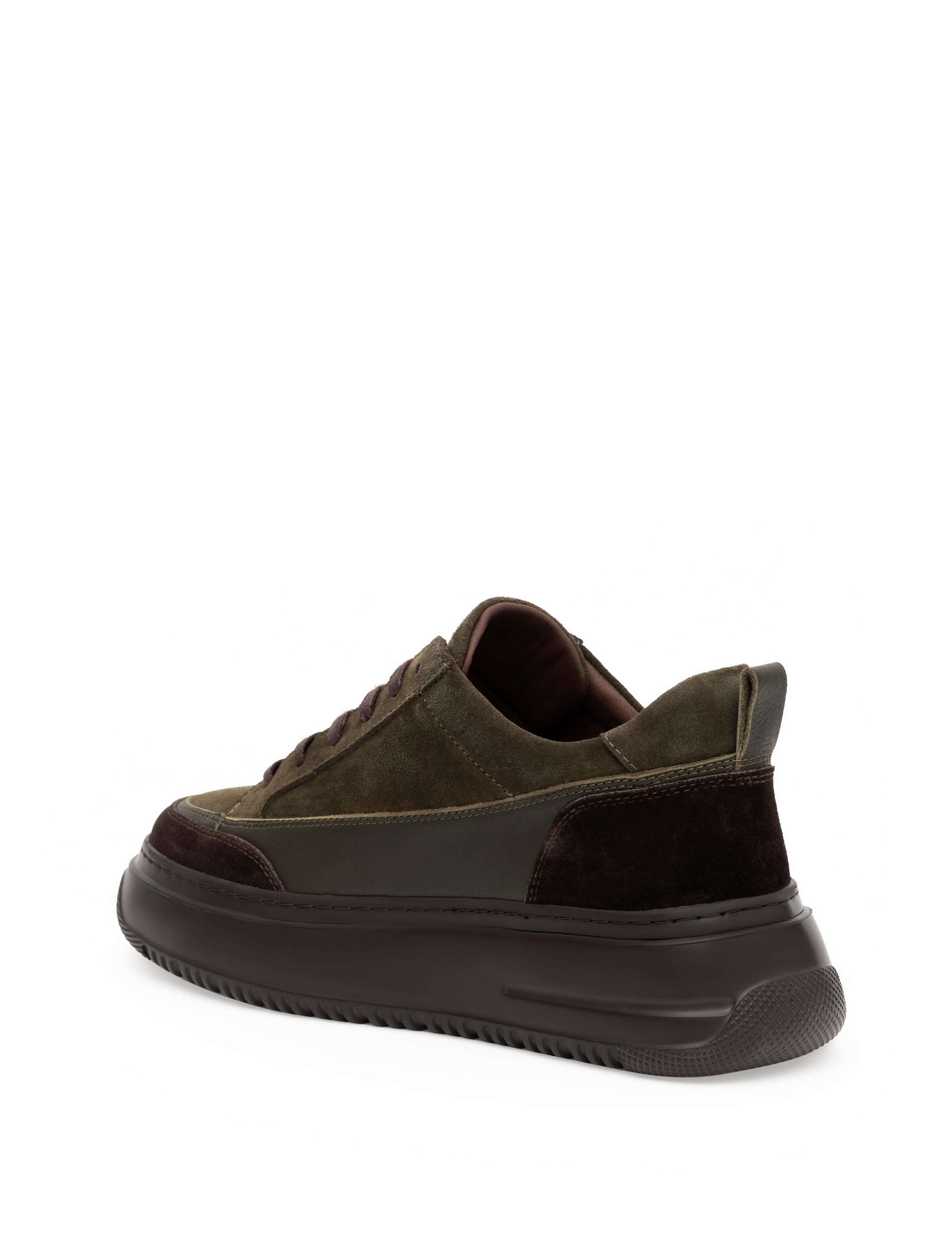 Haki %100 Deri Casual Ayakkabı