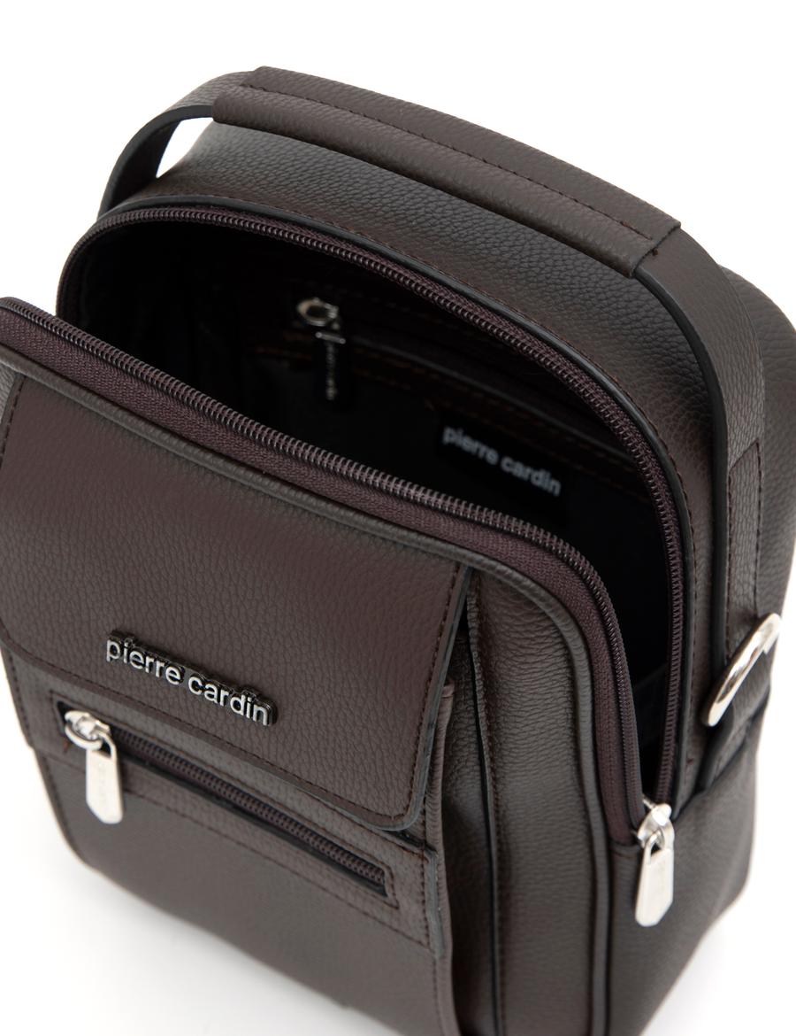 Erkek Kahverengi Askılı El Çantası