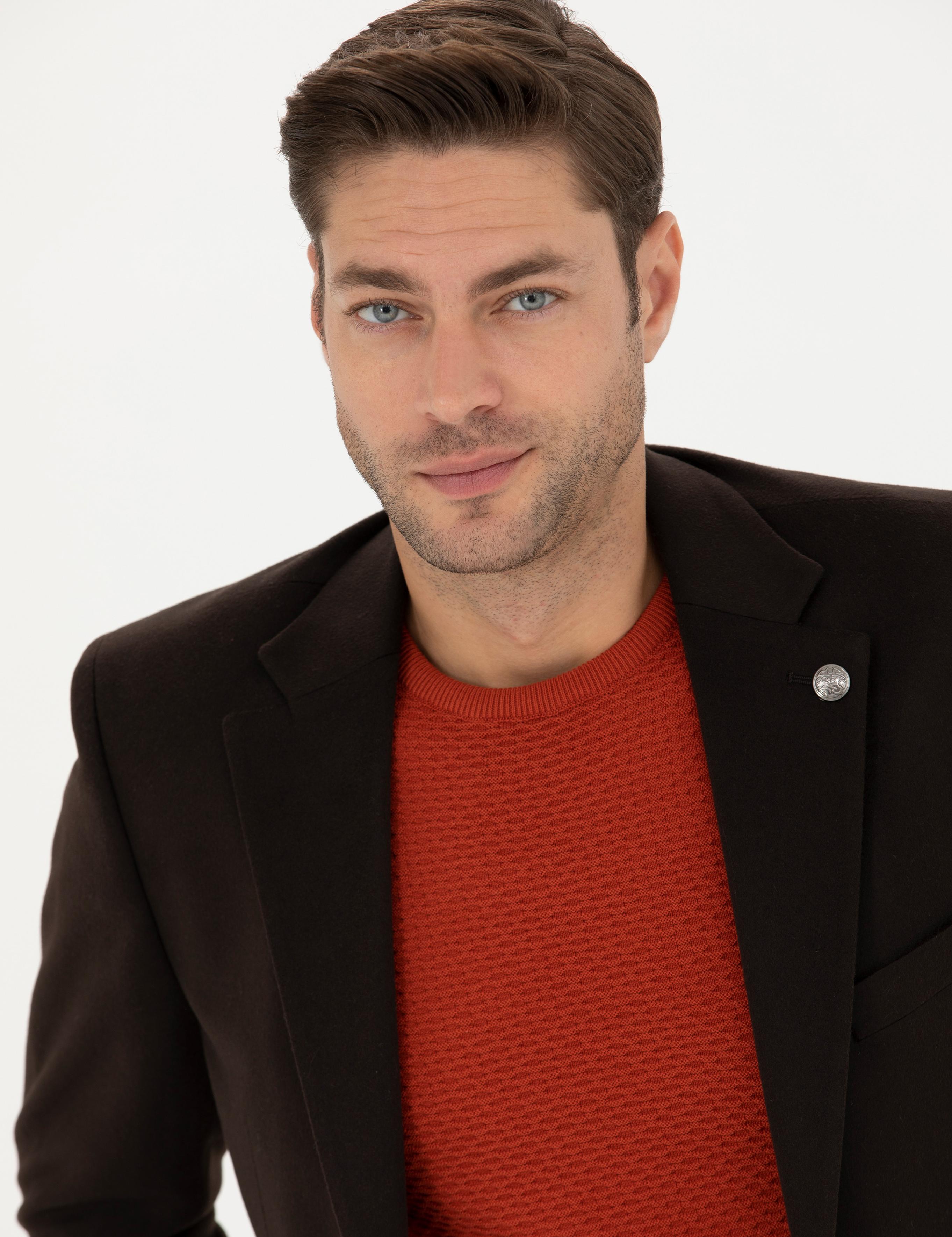 Kahverengi Kaşmir Ceket