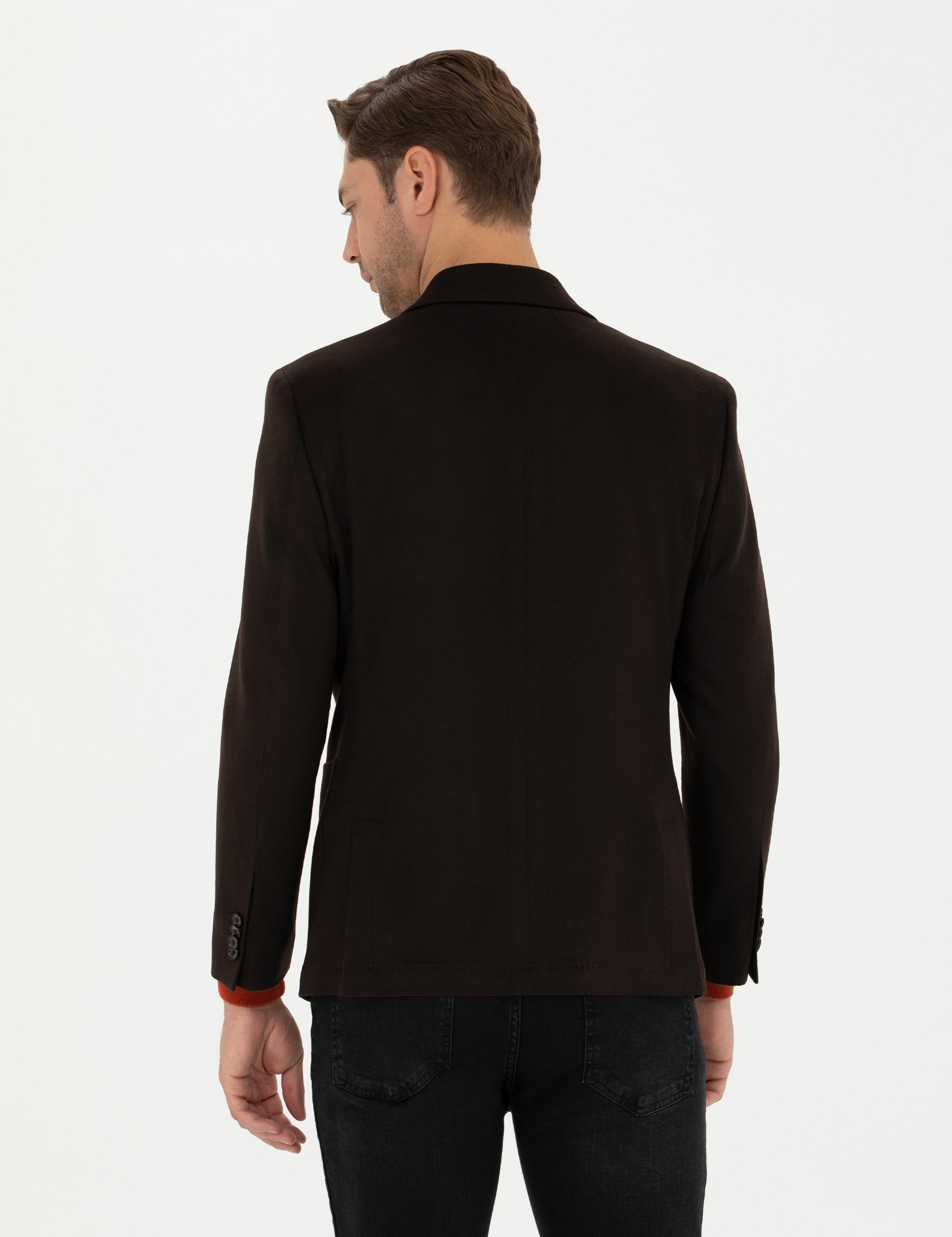 Kahverengi Kaşmir Ceket