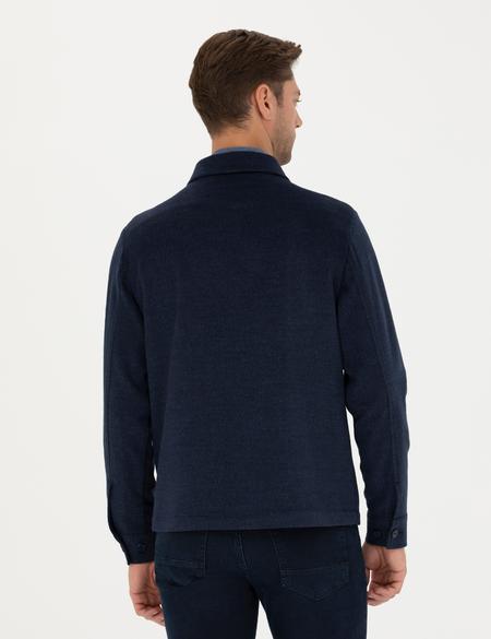 Lacivert Regular Fit Gömlek Ceket - 50287361017