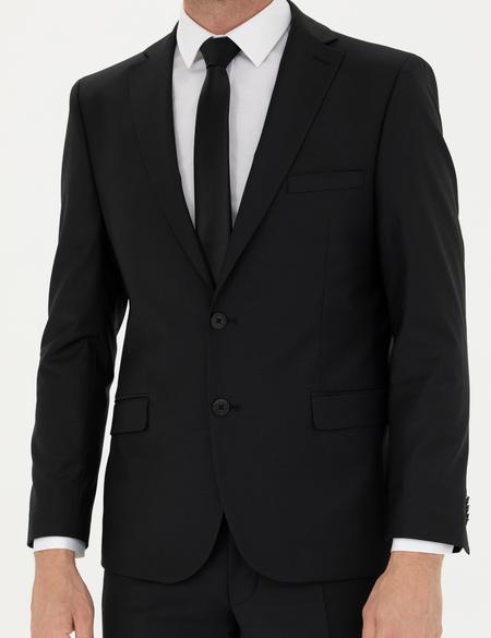 Siyah Slim Fit Takım Elbise - 50289262026