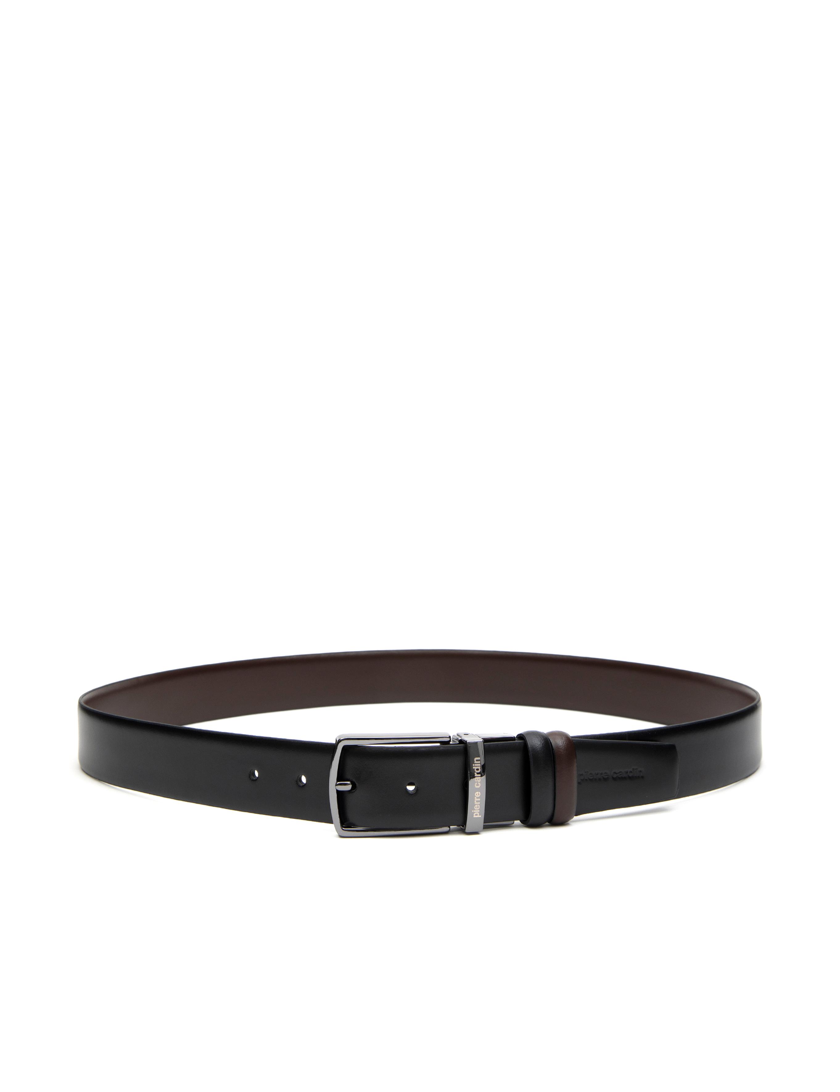 Siyah Çift Taraflı Kemer