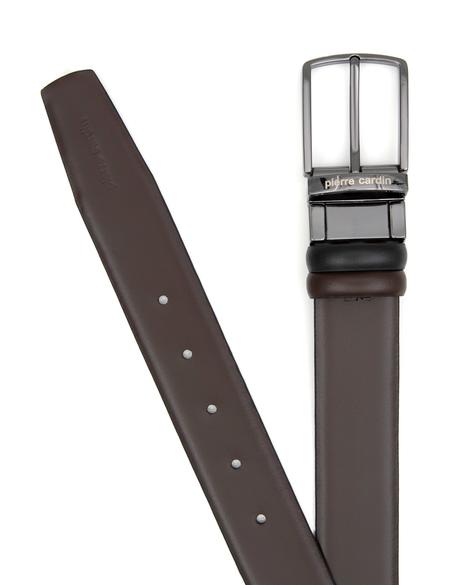 Siyah Çift Taraflı Kemer - 50279598003