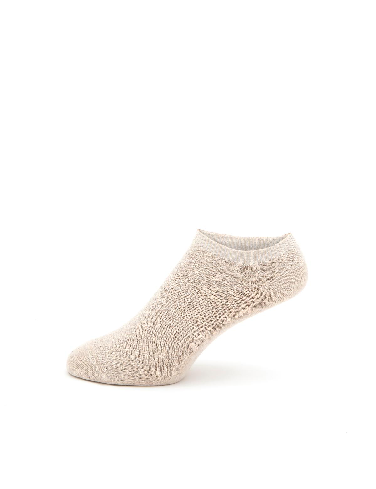 Kadın Kadın Bej Patik Çorap