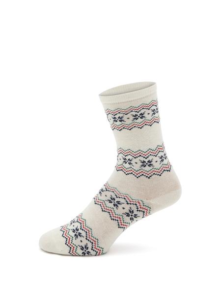 Kadın Kadın Desenli Soket Çorap - 50283624003