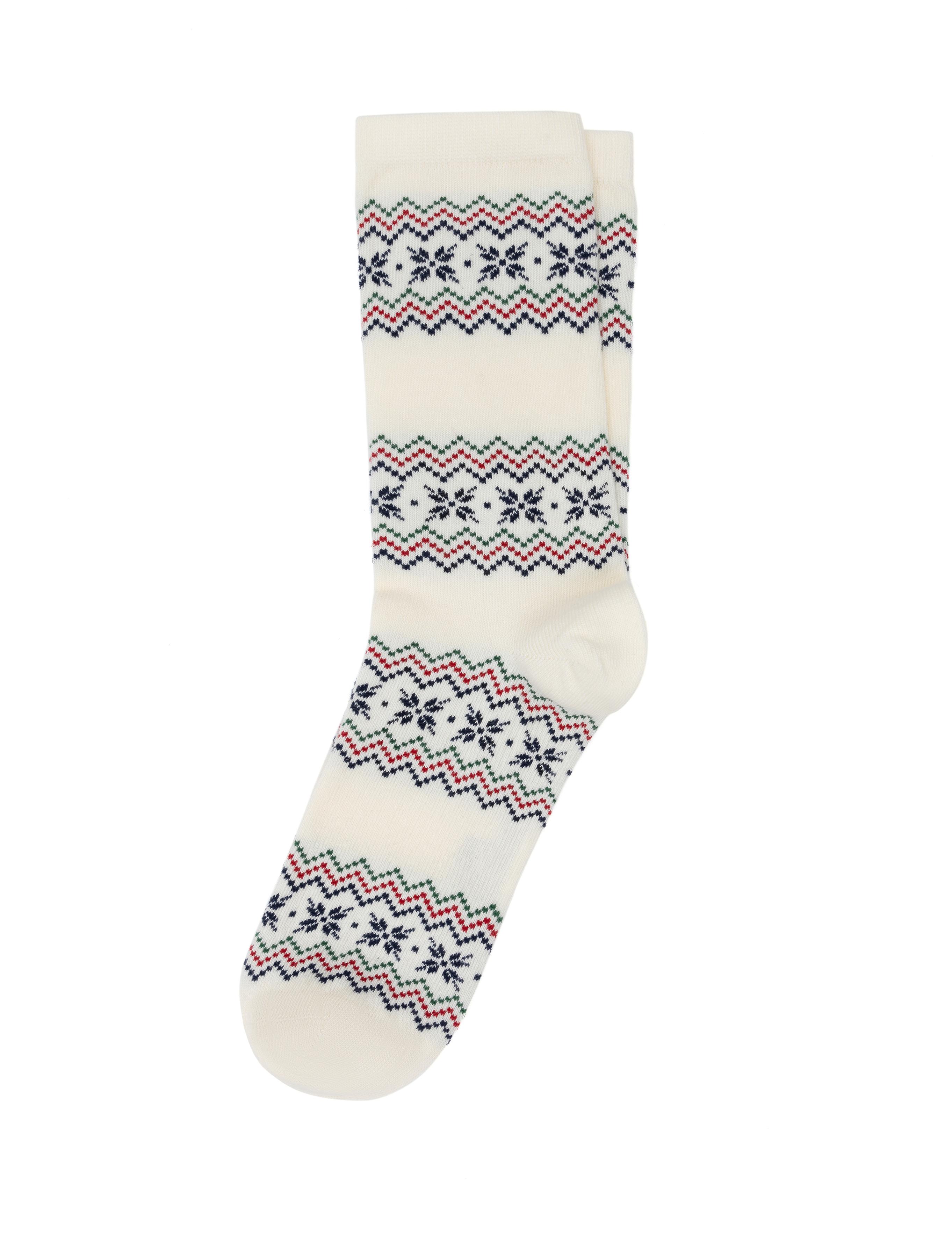 Kadın Kadın Desenli Soket Çorap