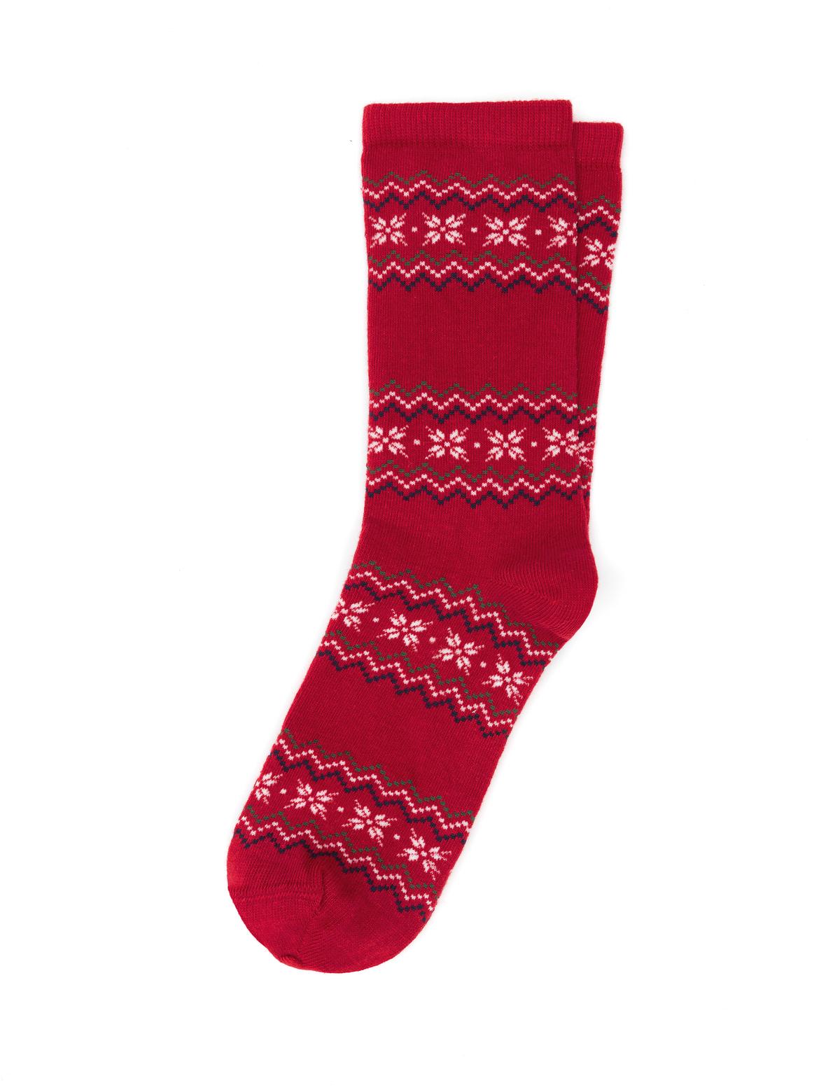 Kadın Desenli Soket Çorap - 50283624004