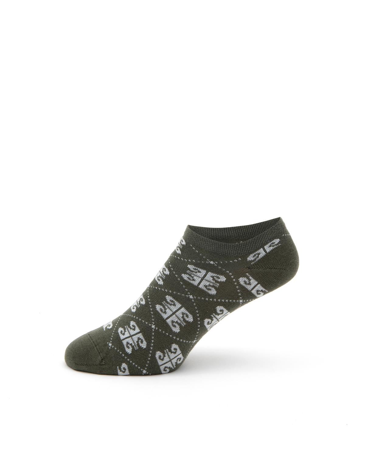 Kadın Kadın Desenli Patik Çorap