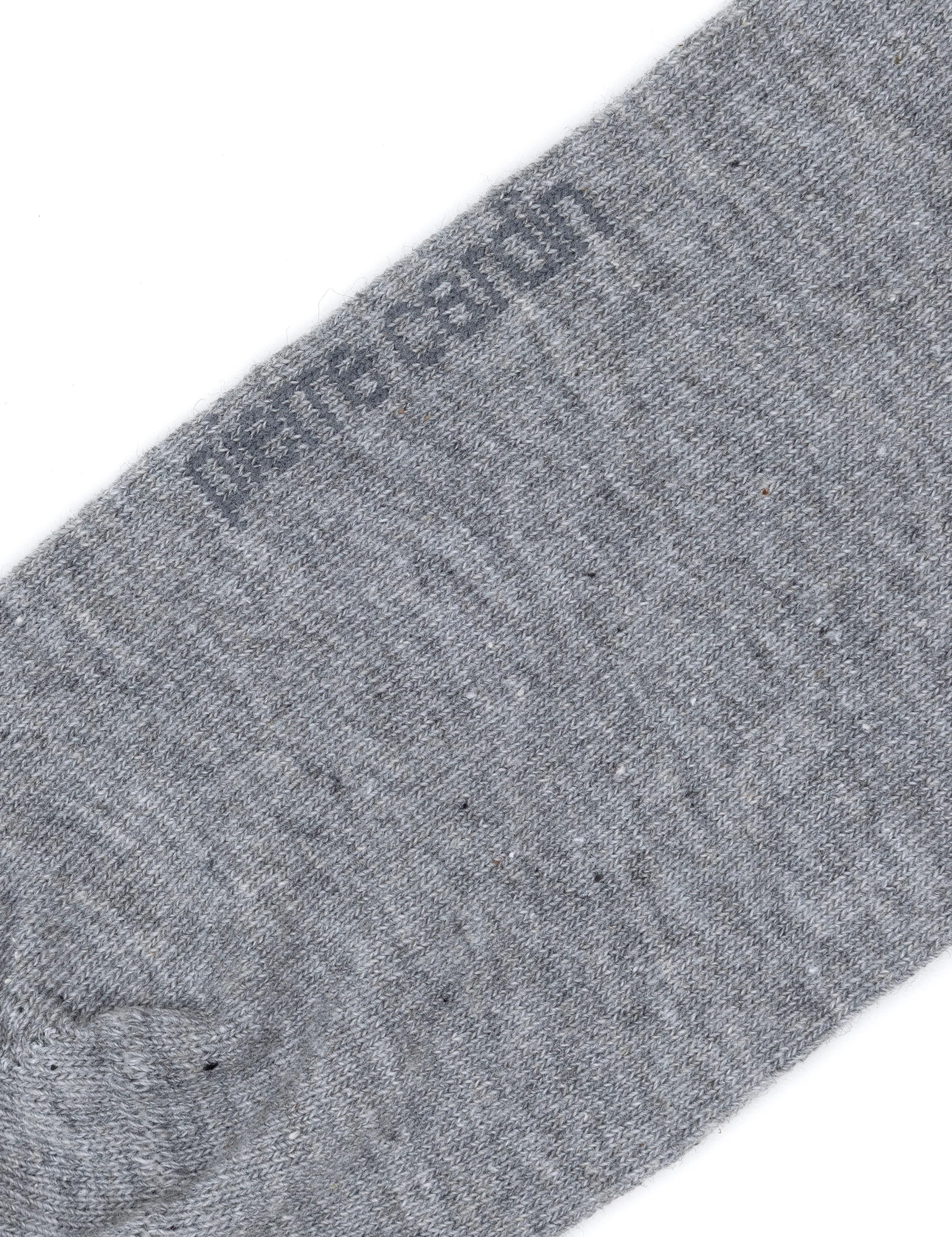 Kadın Gri Simli Soket Çorap