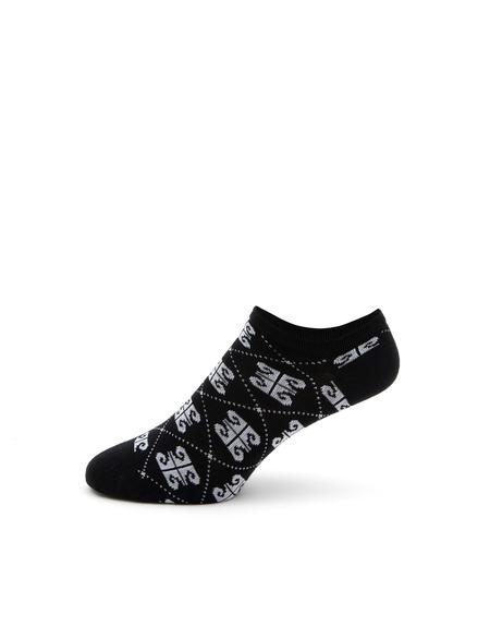 Kadın Kadın Desenli Patik Çorap - 50287237009