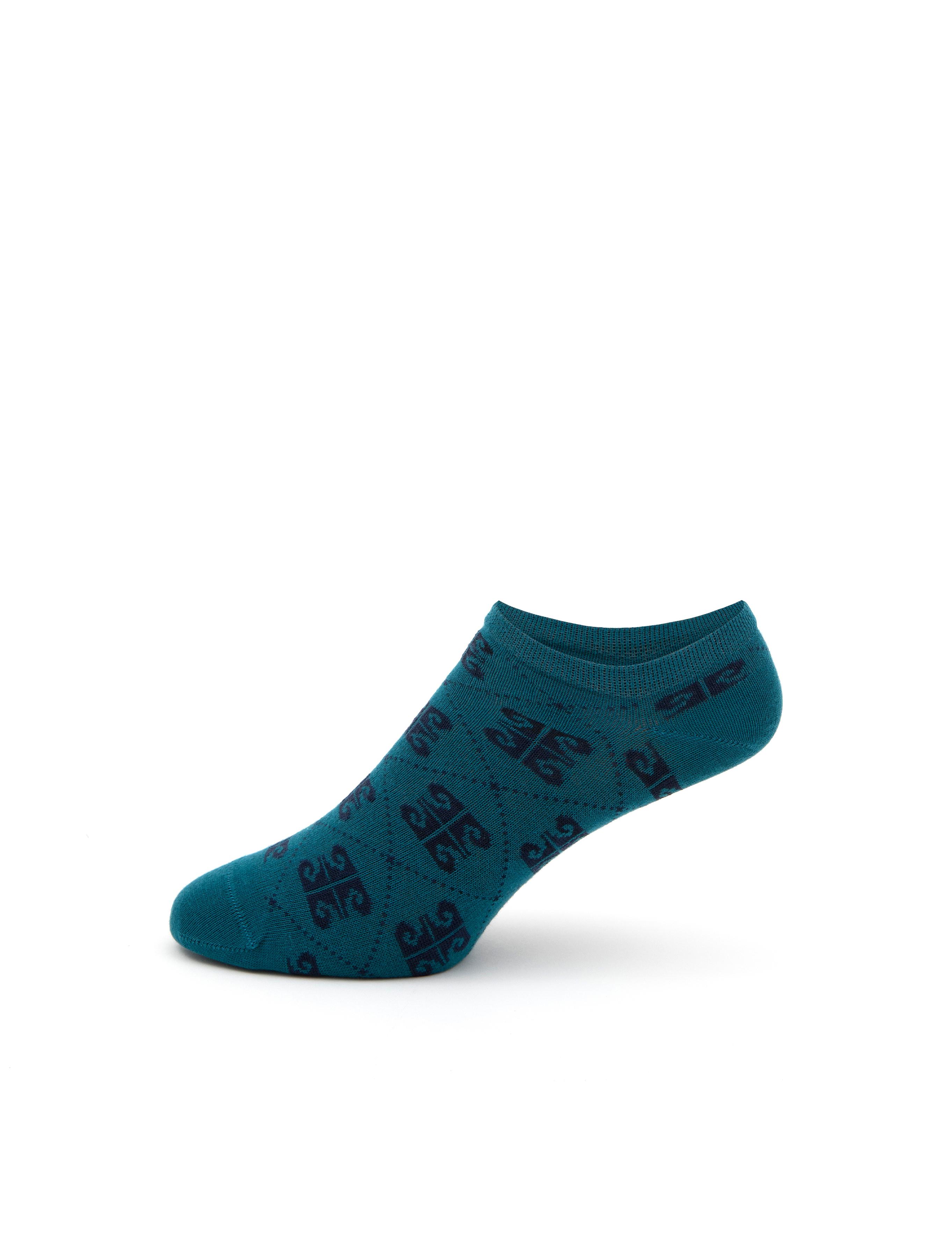 Kadın Desenli Patik Çorap