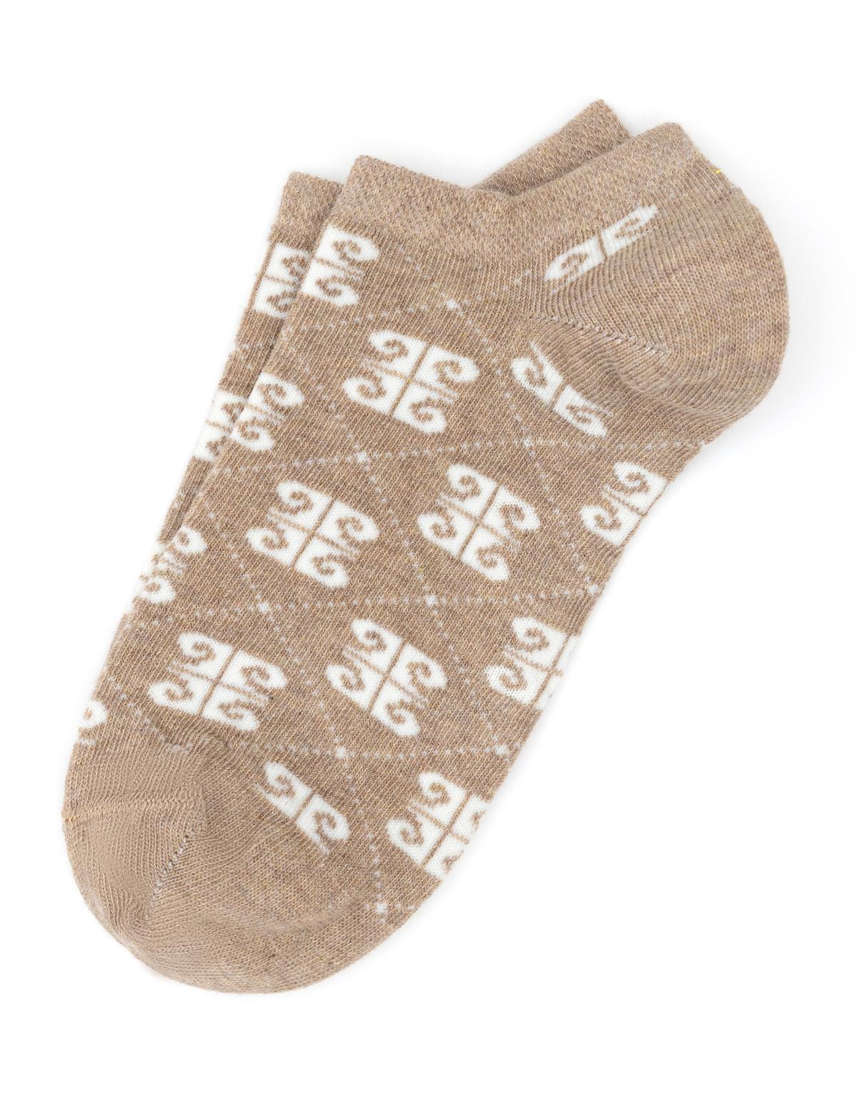 Kadın Kadın Desenli Patik Çorap - 50287237011