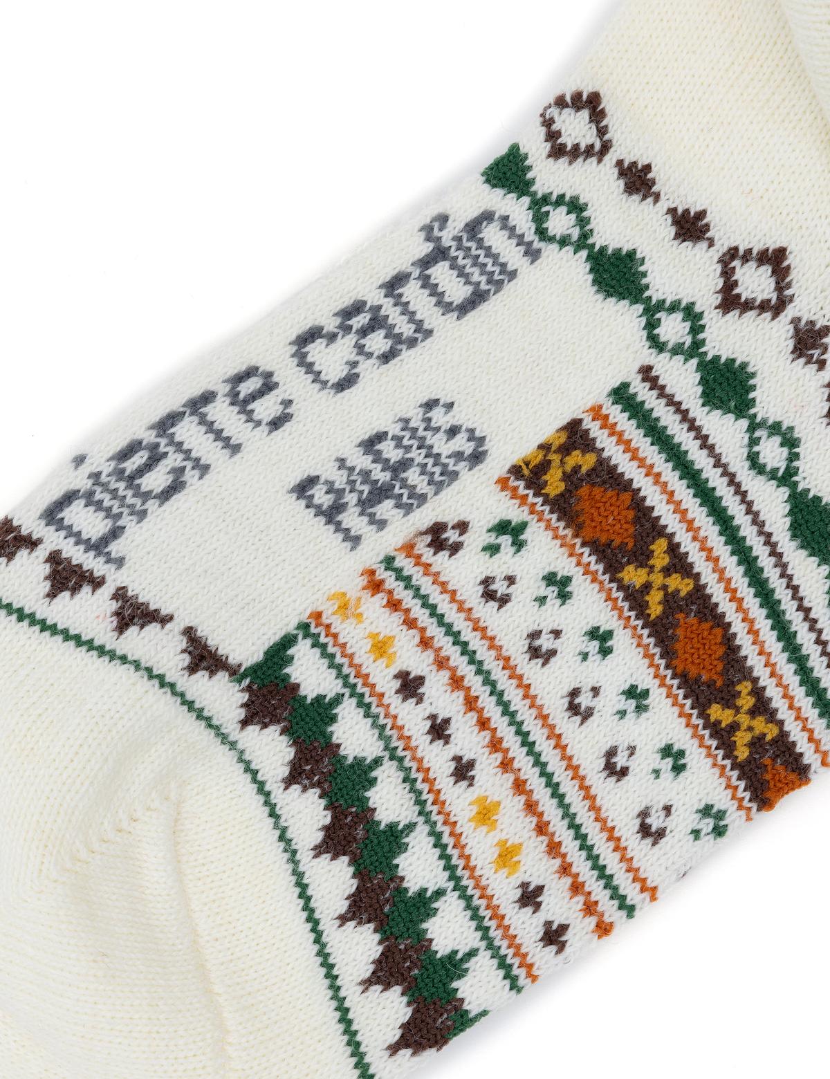 Kadın Kadın Desenli Soket Çorap - 50287391001