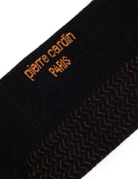 Erkek Bambu Karışımlı Siyah Soket Desenli Çorap - 50280858001