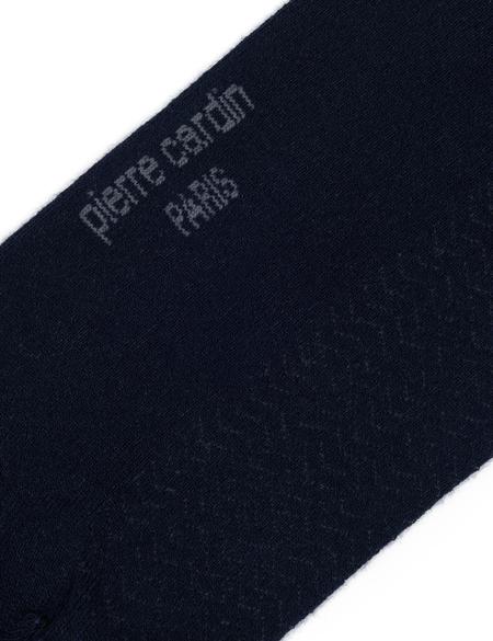 Erkek Bambu Karışımlı Lacivert Soket Desenli Çorap - 50280858003